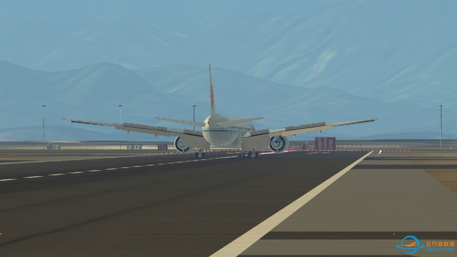 【infinite flight】国航式B77W降落(多视角)-865 