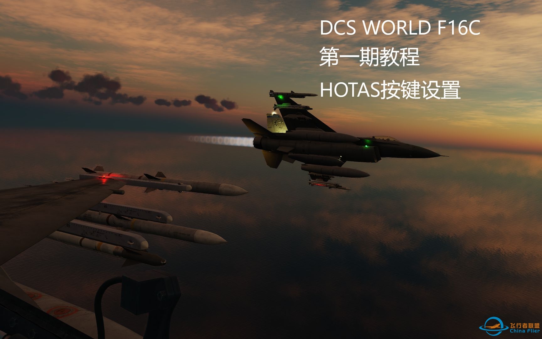 DCS WORLD F16C第一期教程HOTAS按键设置-5842 