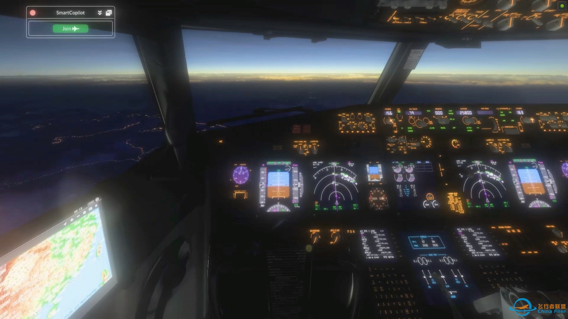 x-plane11+reshade+XE 3分钟记录日落 结尾夜晚进近ZPPP-4196 
