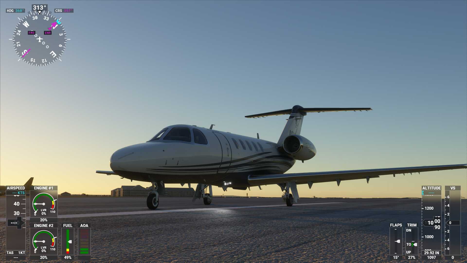 渣画质下的微软模拟飞行-567 