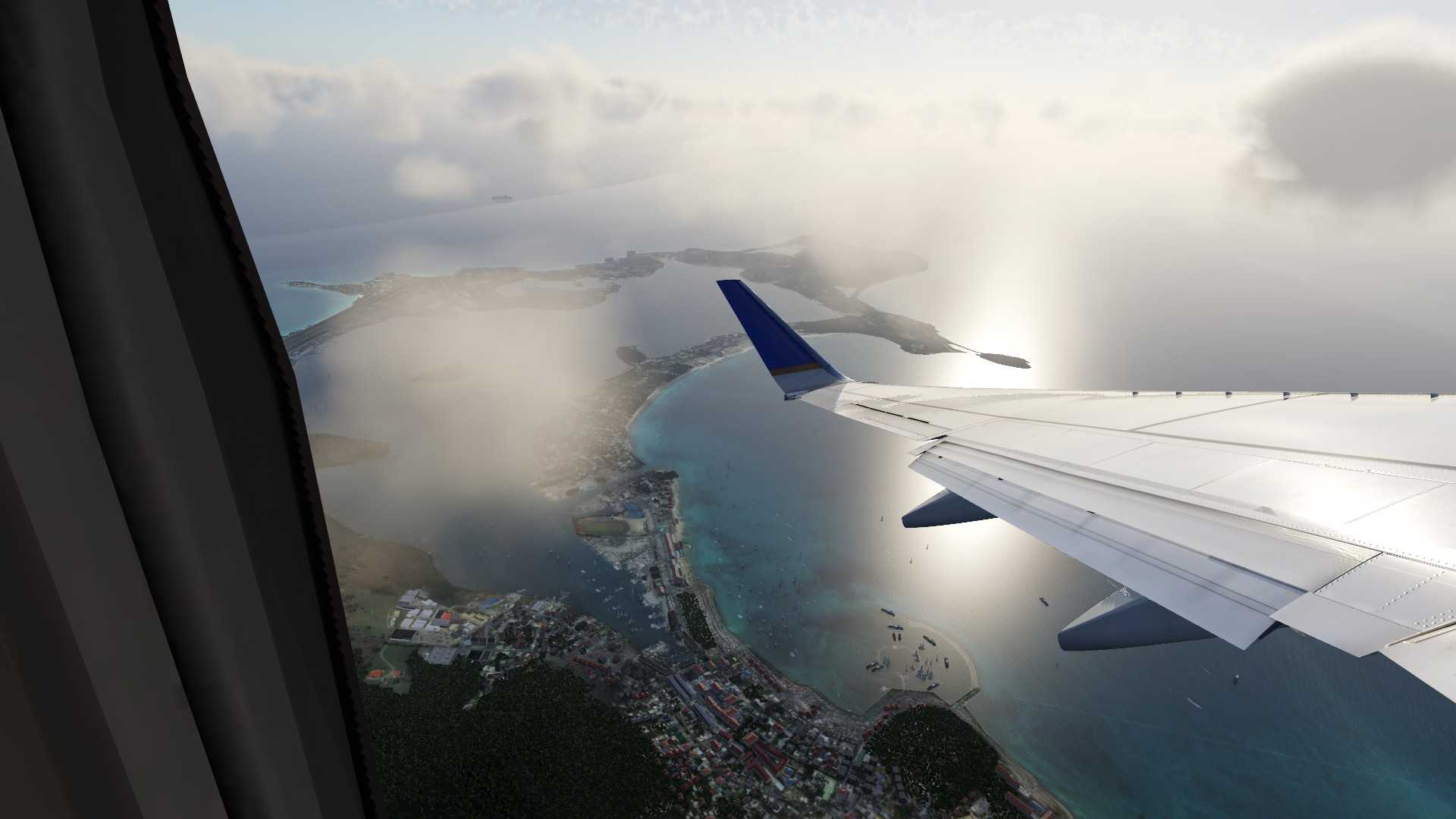 【xplane12】多图预警！朱莉安娜公主国际机场飞行截图-8893 