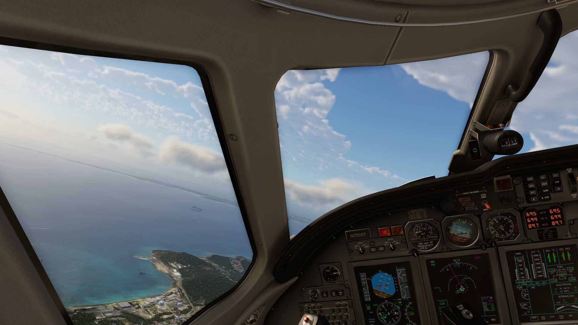 【xplane12】多图预警！朱莉安娜公主国际机场飞行截图-8671 
