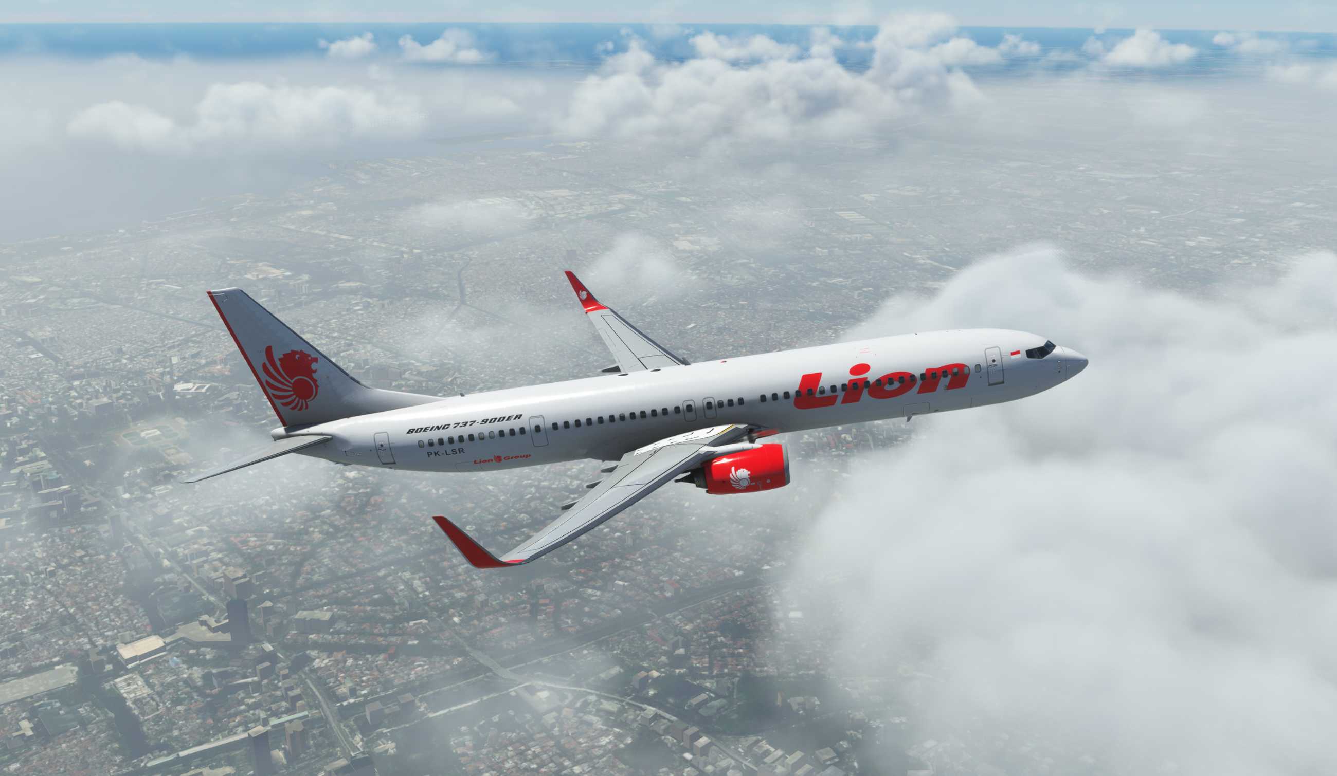 【MSFS】737-900ER WIII-WADD-1955 
