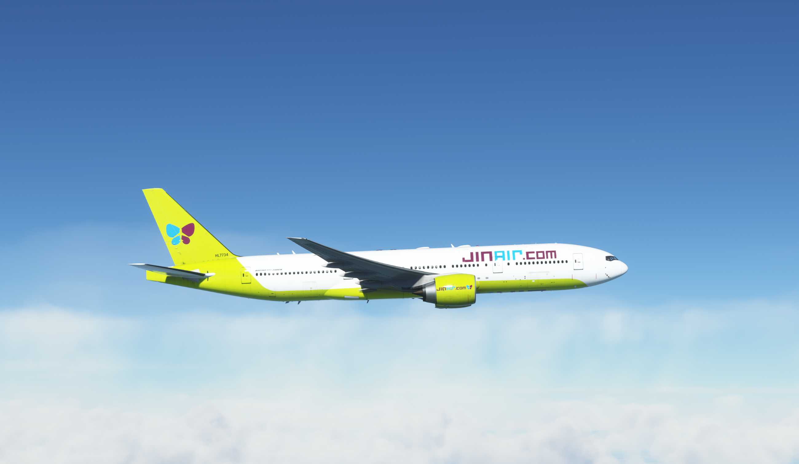 【MSFS】777-200 RKSI-RKPC-2281 