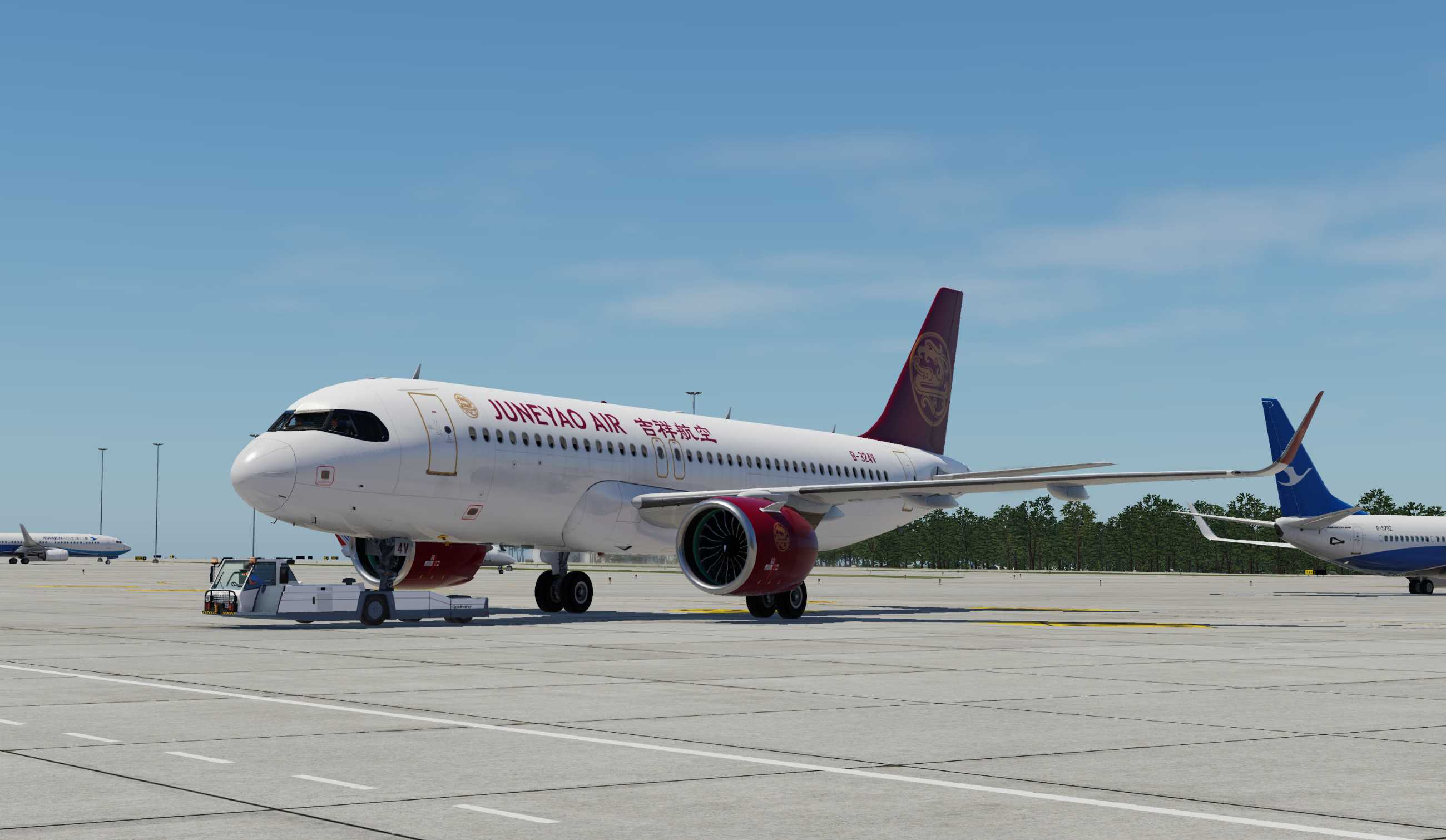 【XP12】A320neo ZHHH-ZSNJ-4495 