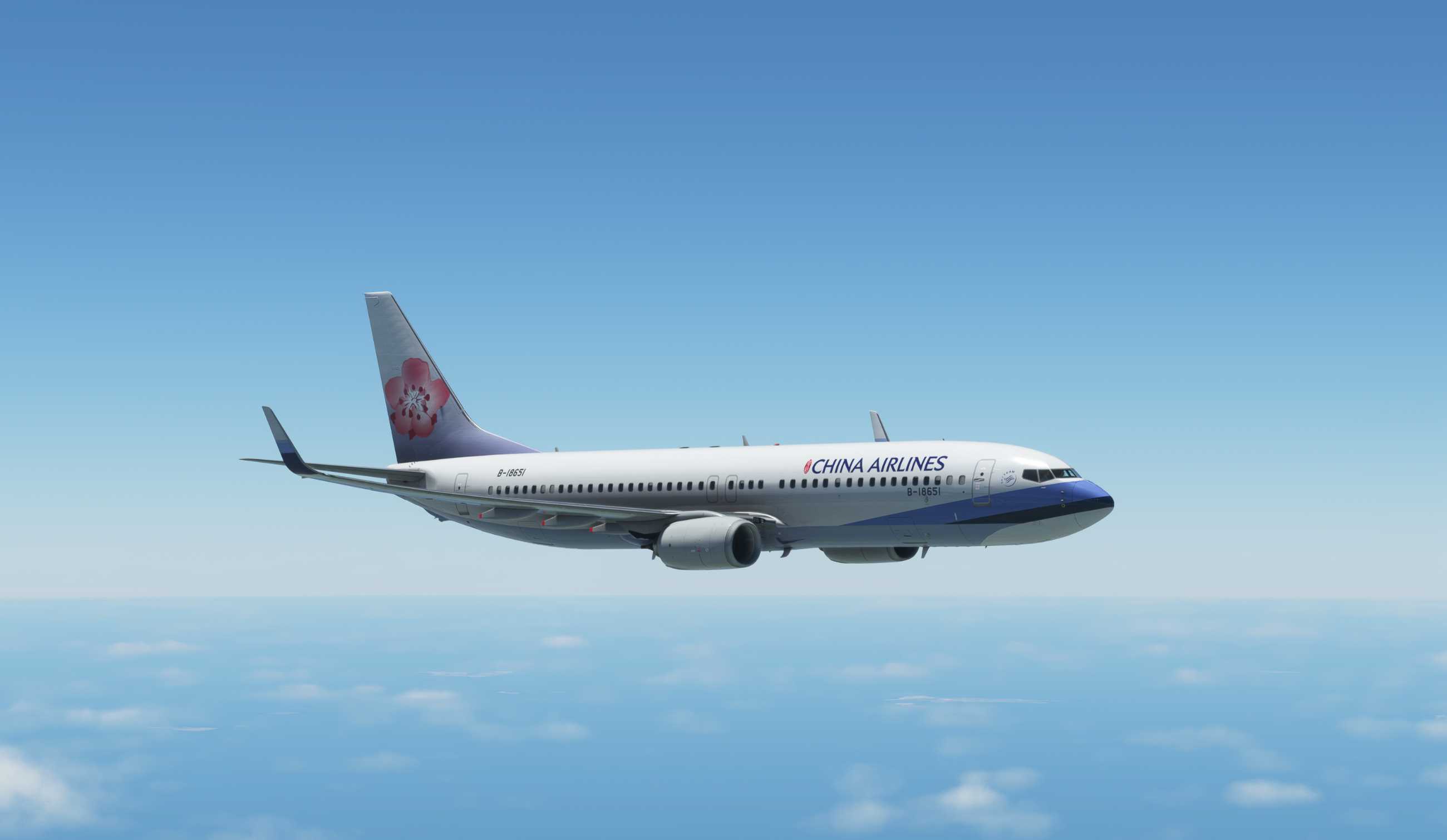 【MSFS】737-800 RCKH-RCSS-4012 