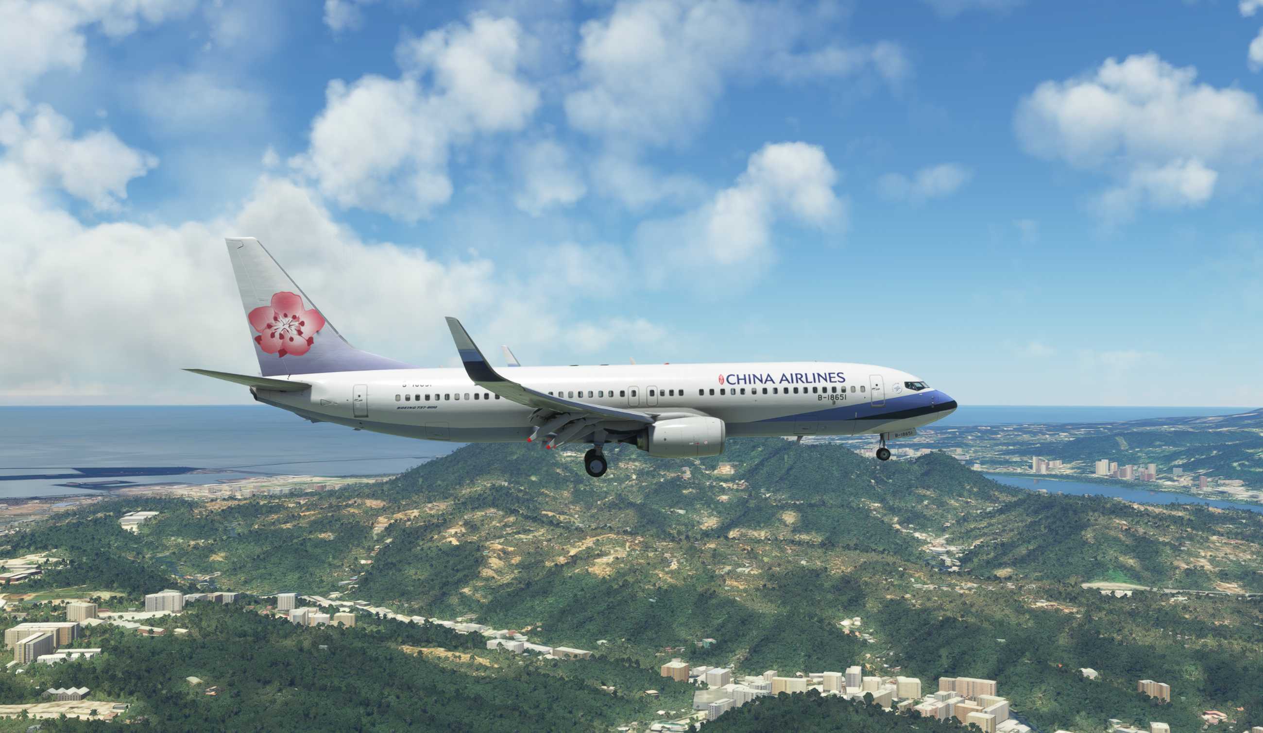 【MSFS】737-800 RCKH-RCSS-7164 