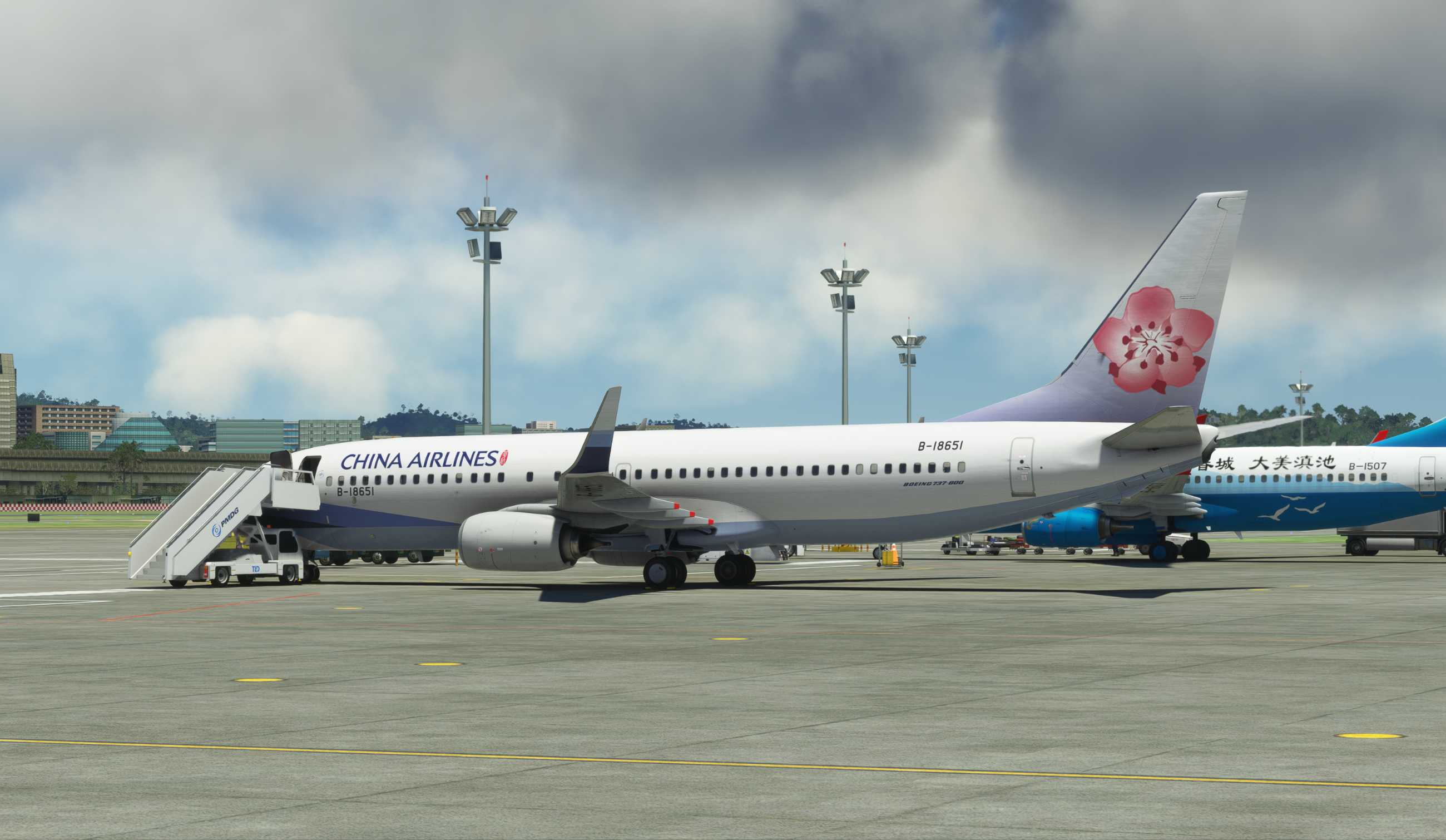 【MSFS】737-800 RCKH-RCSS-8154 
