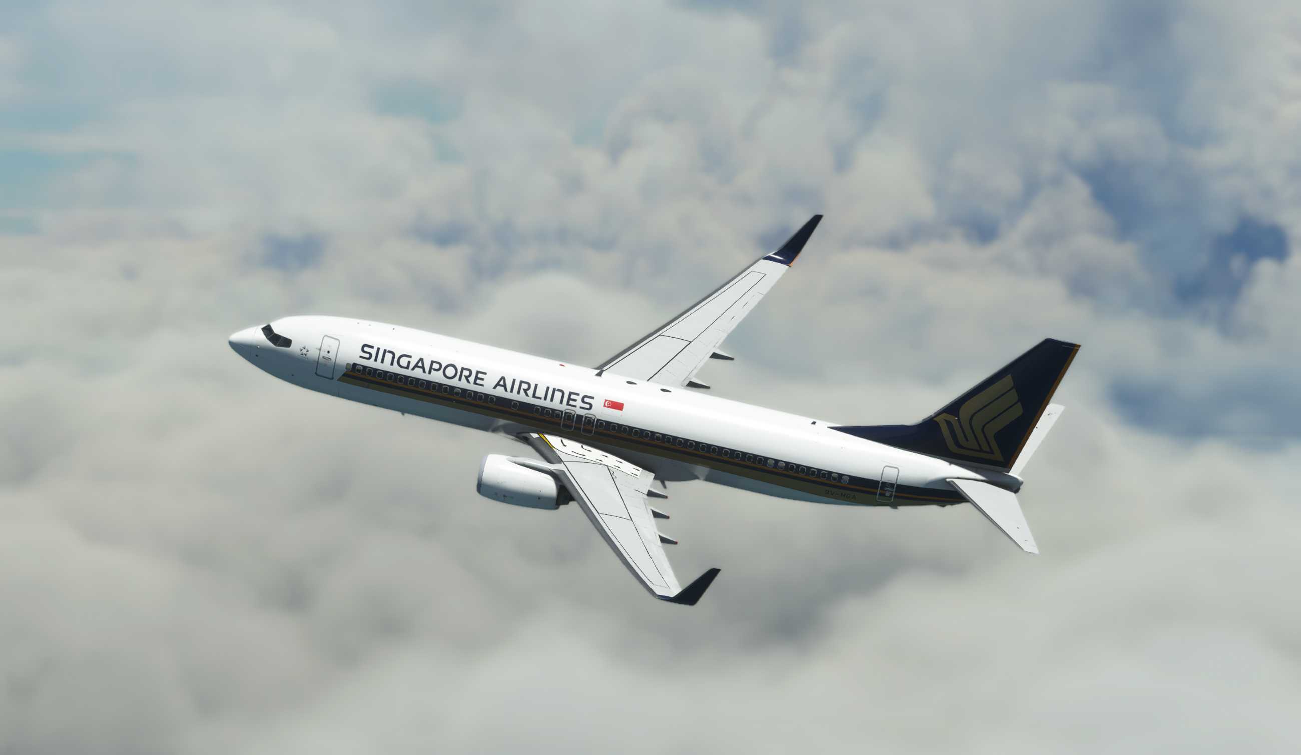 【MSFS】737-800 WSSS-WMKK-3256 
