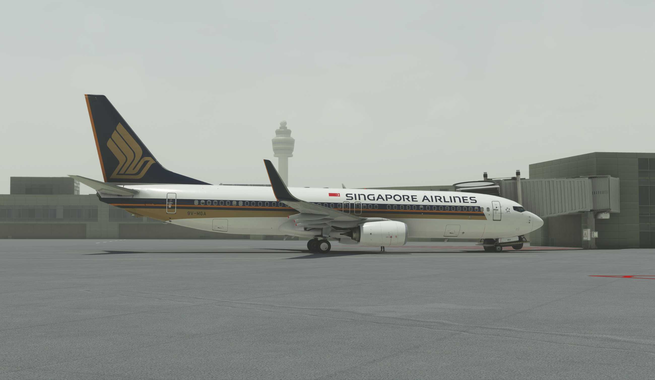 【MSFS】737-800 WSSS-WMKK-5086 