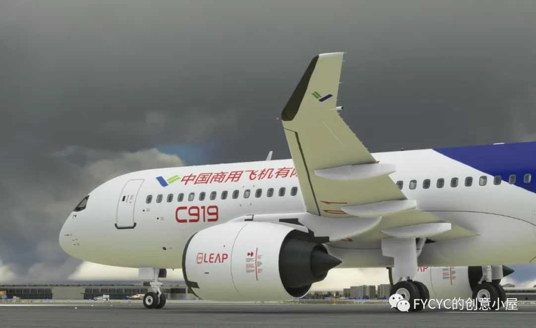 自研C919国产大飞机机模demo 微软模拟飞行演示2.0-6652 