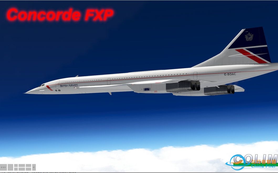 XPLANE 11 Concorde FXP(协和客机）教程-5635 