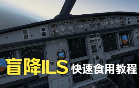 【睡不戳】飞行模拟空客A320 盲降ILS快速食用教程-5816 