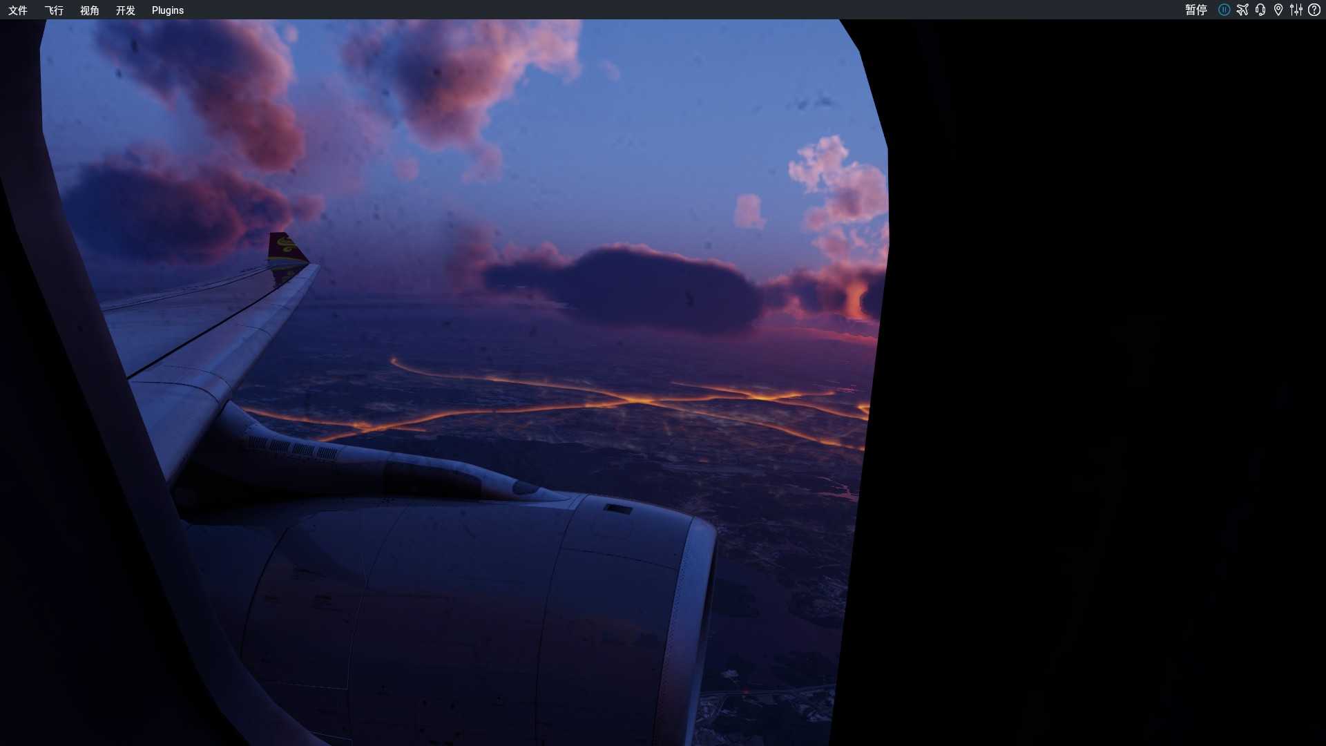 【xplane12】飞行截图！不同时间的深圳-5511 