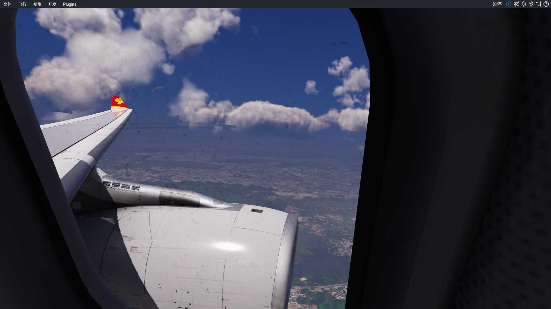 【xplane12】飞行截图！不同时间的深圳-5894 