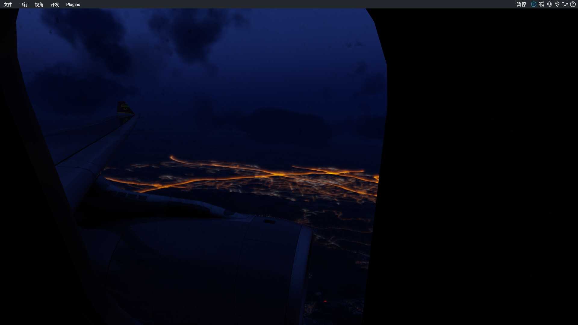 【xplane12】飞行截图！不同时间的深圳-9376 