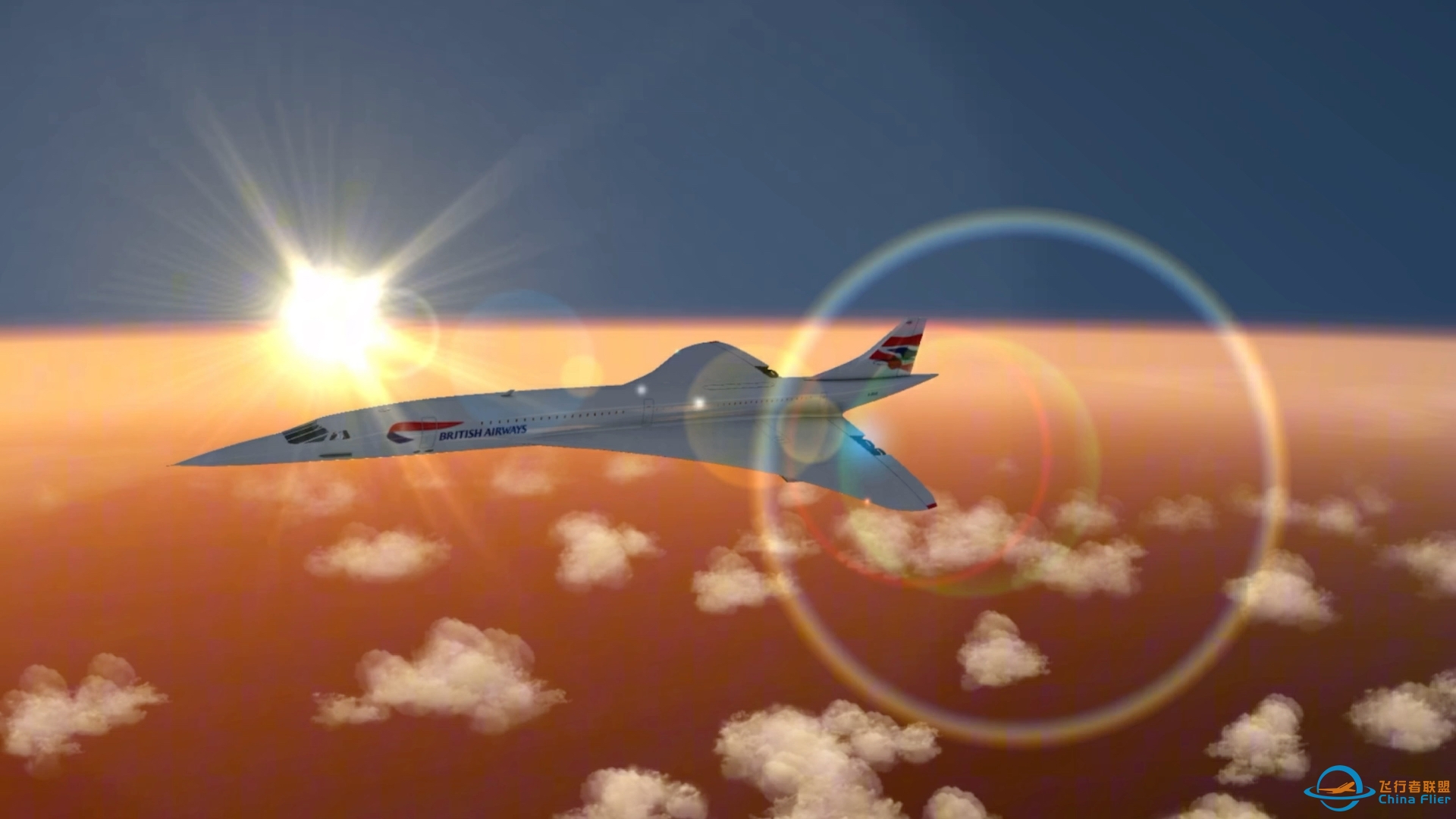 【Aerofly】协和，纽约到伦敦3.5小时～-2173 