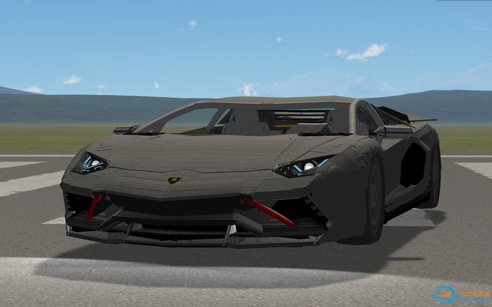 关于我用坎巴拉的原版部件和组件缩放又做了一辆兰博基尼这回事-9401 