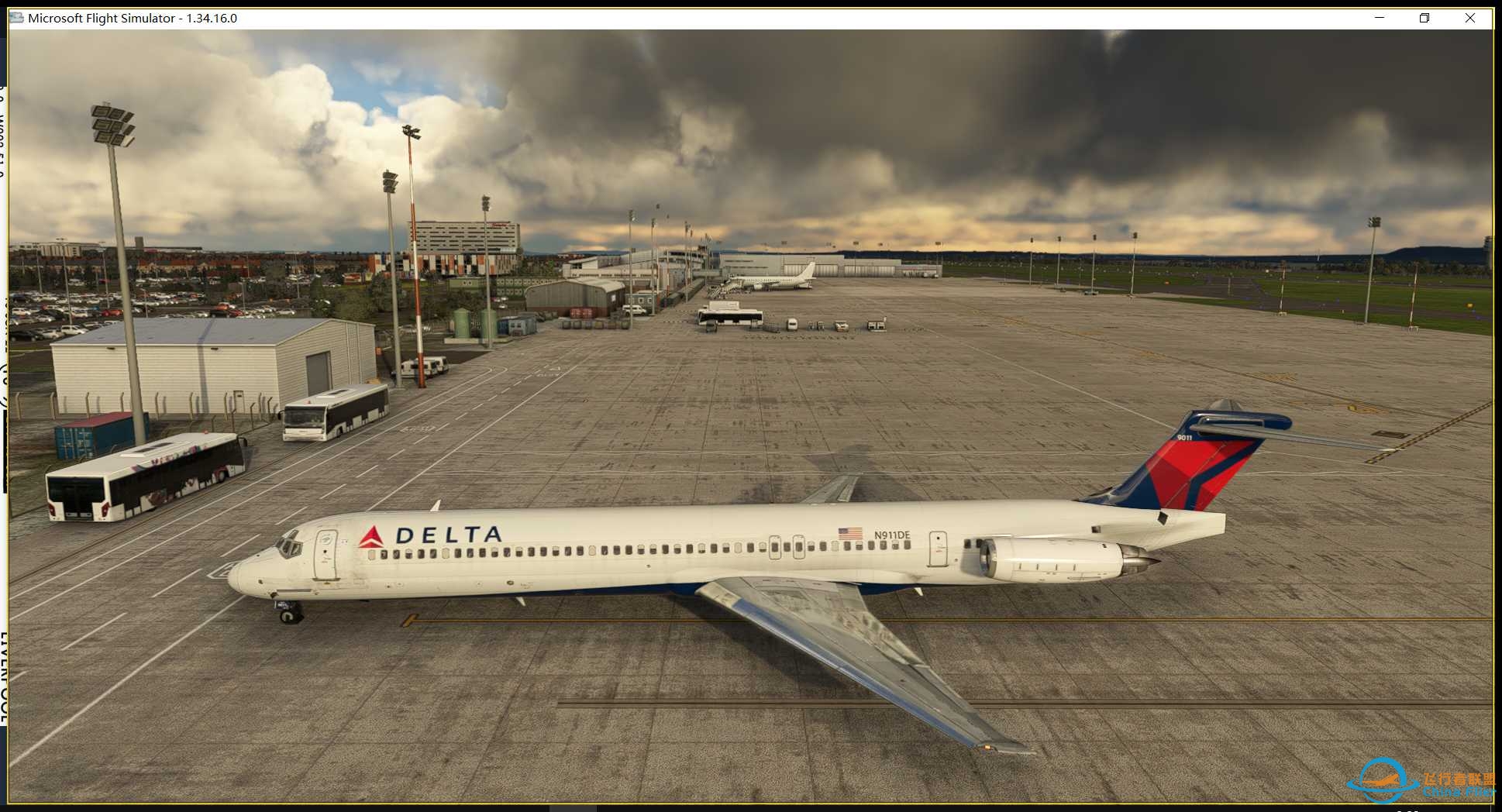 MD88 EGCC-EGGP-1854 