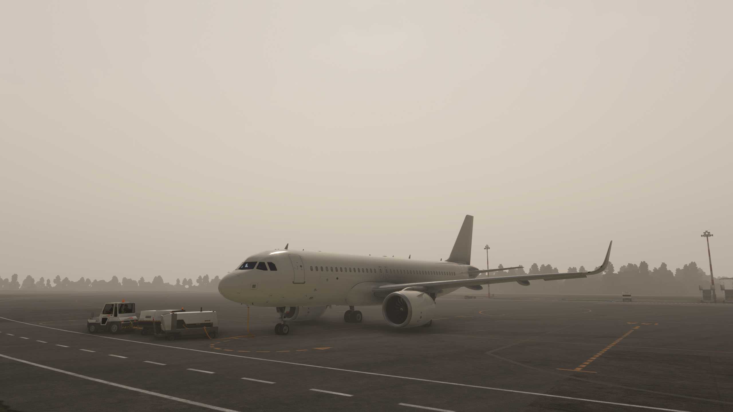 模拟飞行2020 SU14测试登录的320neoV2-7309 