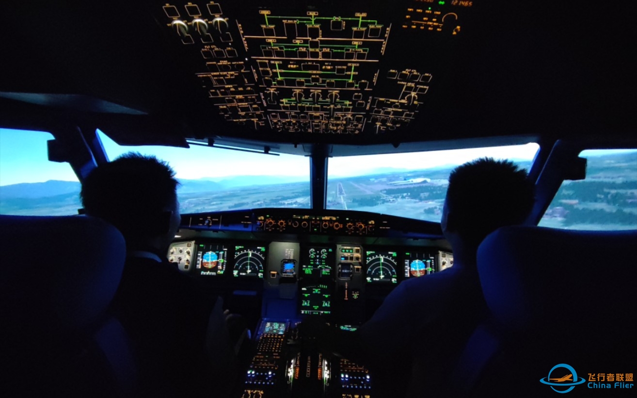 空客A320全动模拟机-飞行体验 不稳定进近复飞-2688 