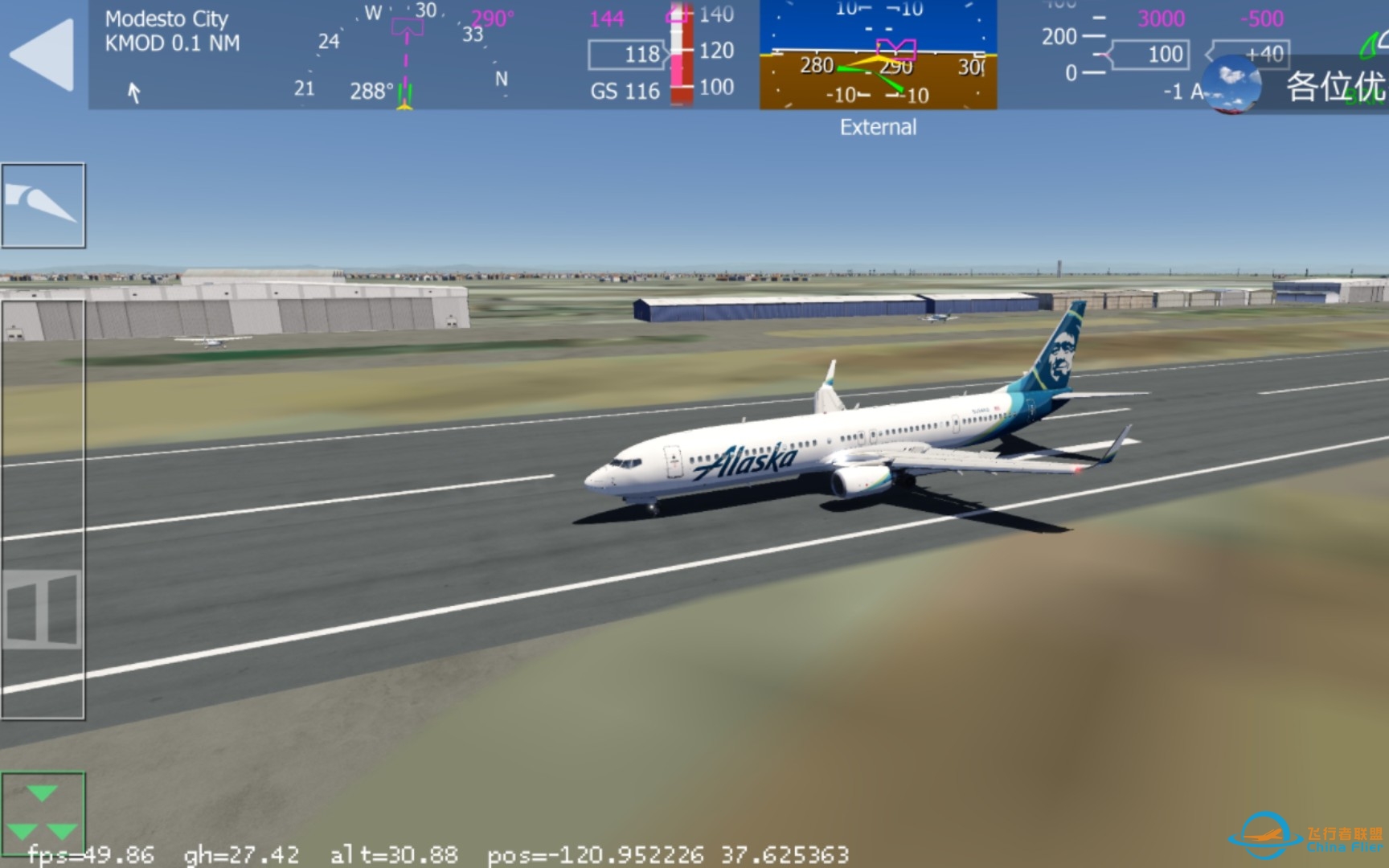 Aerofly FS2024沉浸式降落737-900ER-3136 