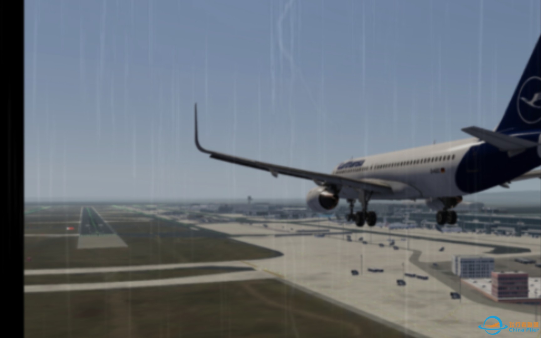 【Aerofly fs2023】汉莎航空A320雨天落地EDDF/FRA-2241 