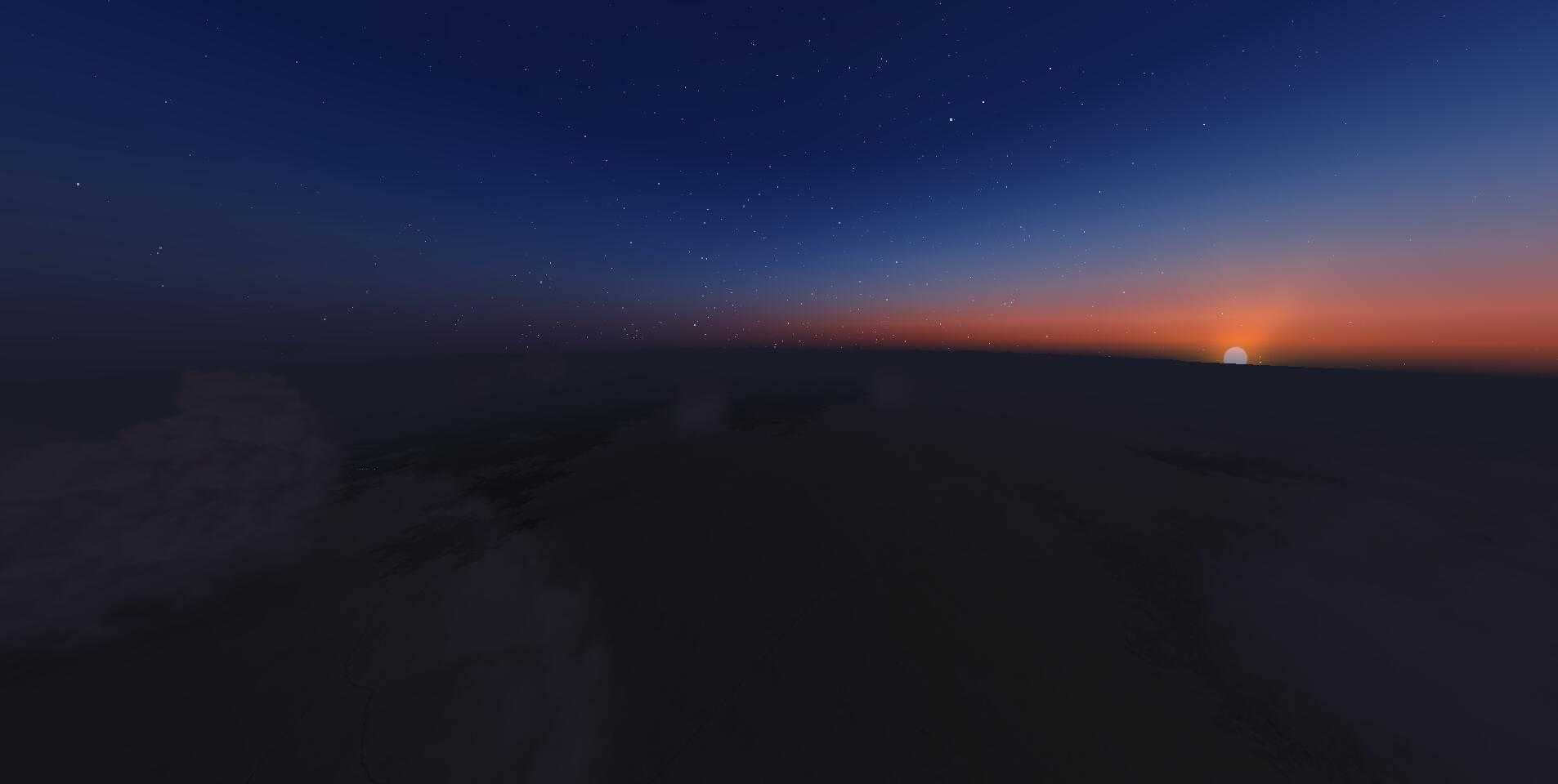 黄昏 雷雨天气的飞行UTAA-UIII[P3DV4]-9469 