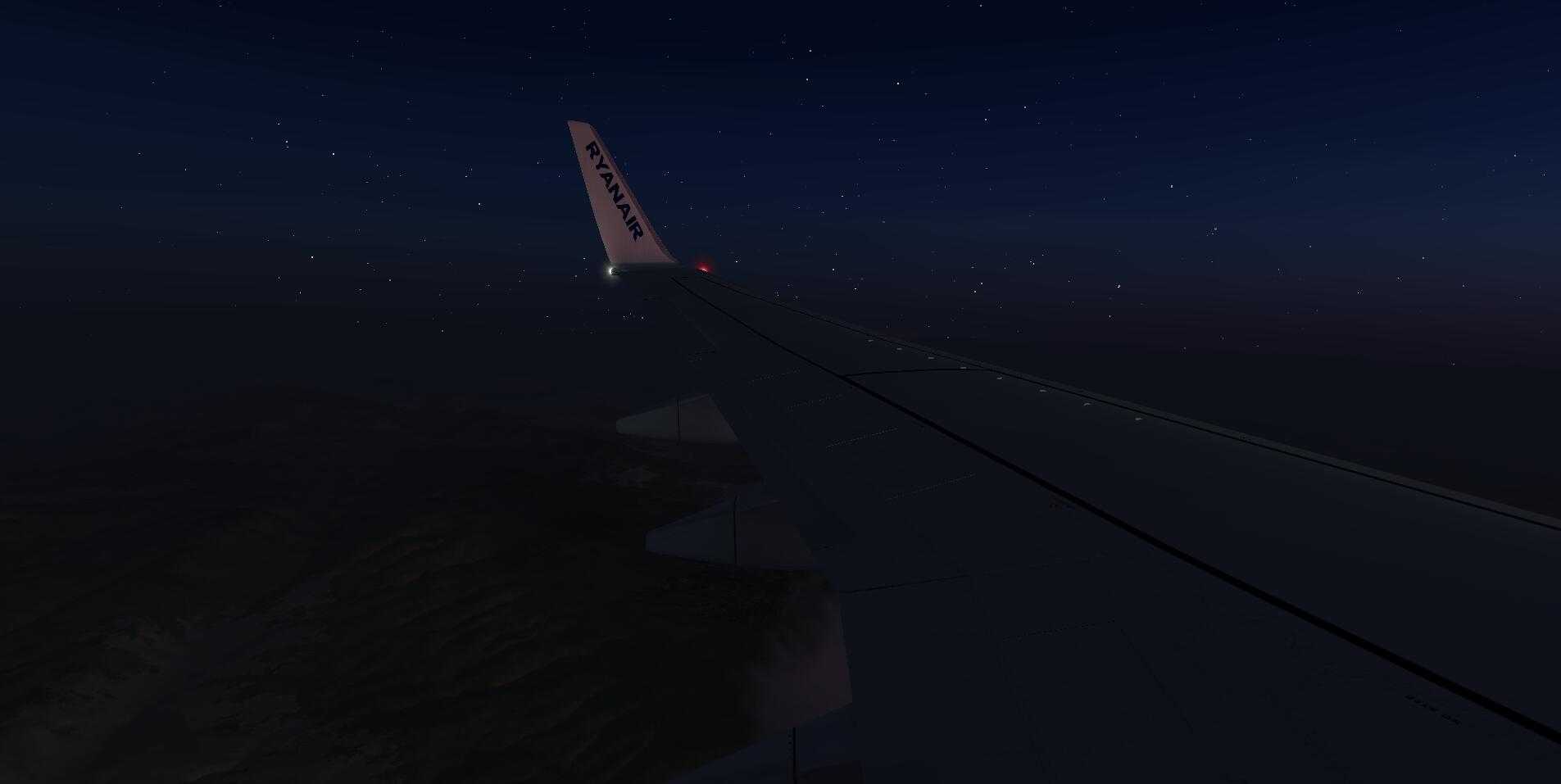 黄昏 雷雨天气的飞行UTAA-UIII[P3DV4]-7346 