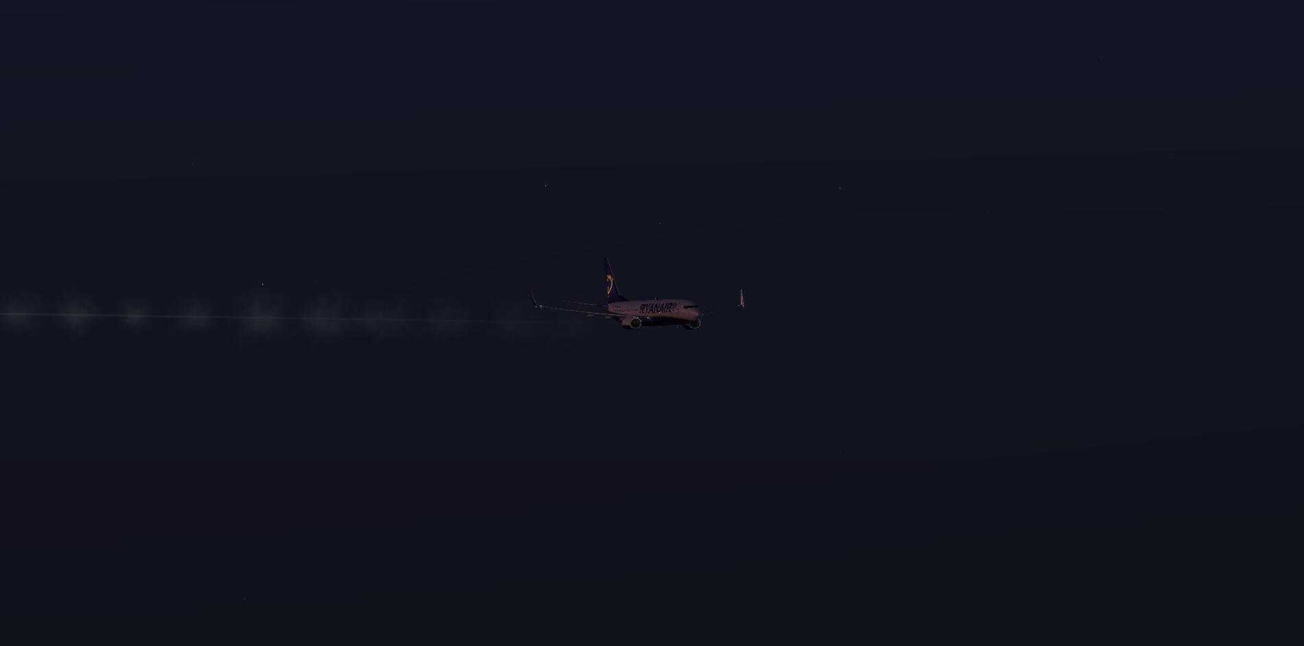 黄昏 雷雨天气的飞行UTAA-UIII[P3DV4]-2500 