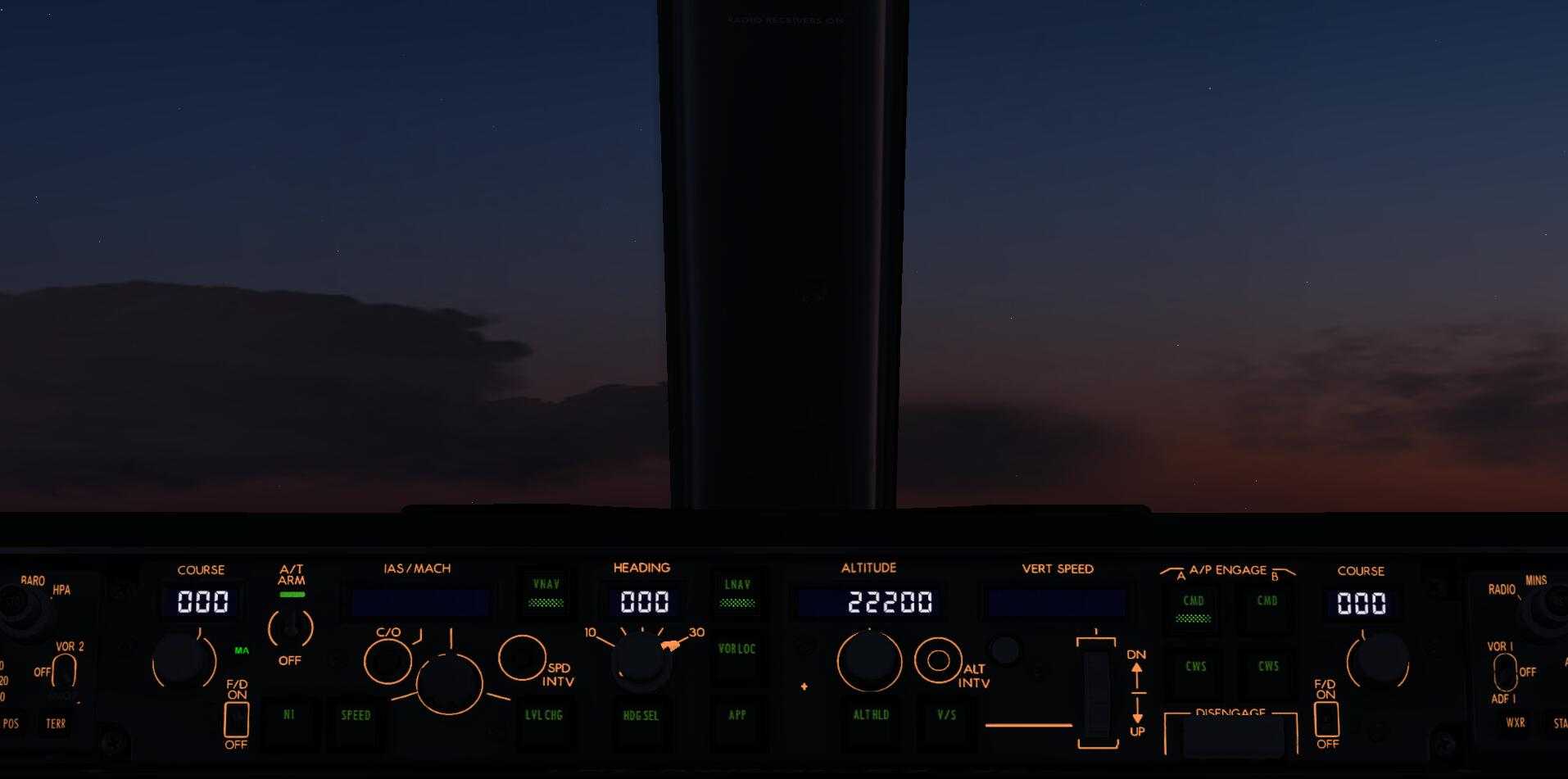 黄昏 雷雨天气的飞行UTAA-UIII[P3DV4]-7539 