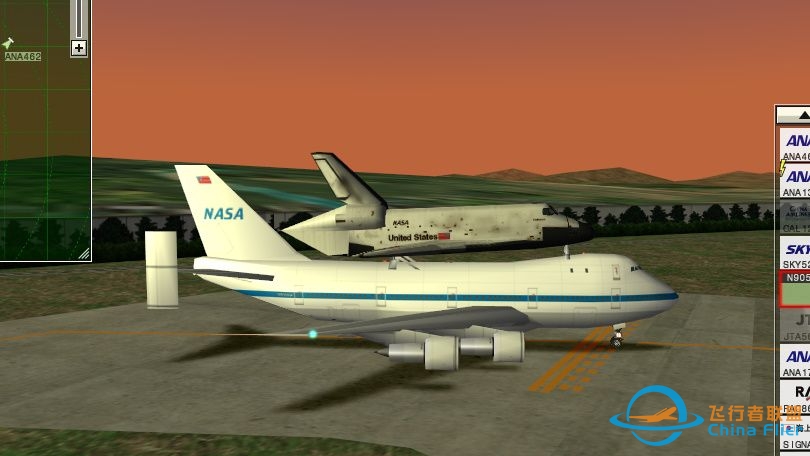 【ATC3】我是航空管製官3 沖繩Blue Corridor Stage6-銀色に傾く夕日に-7912 