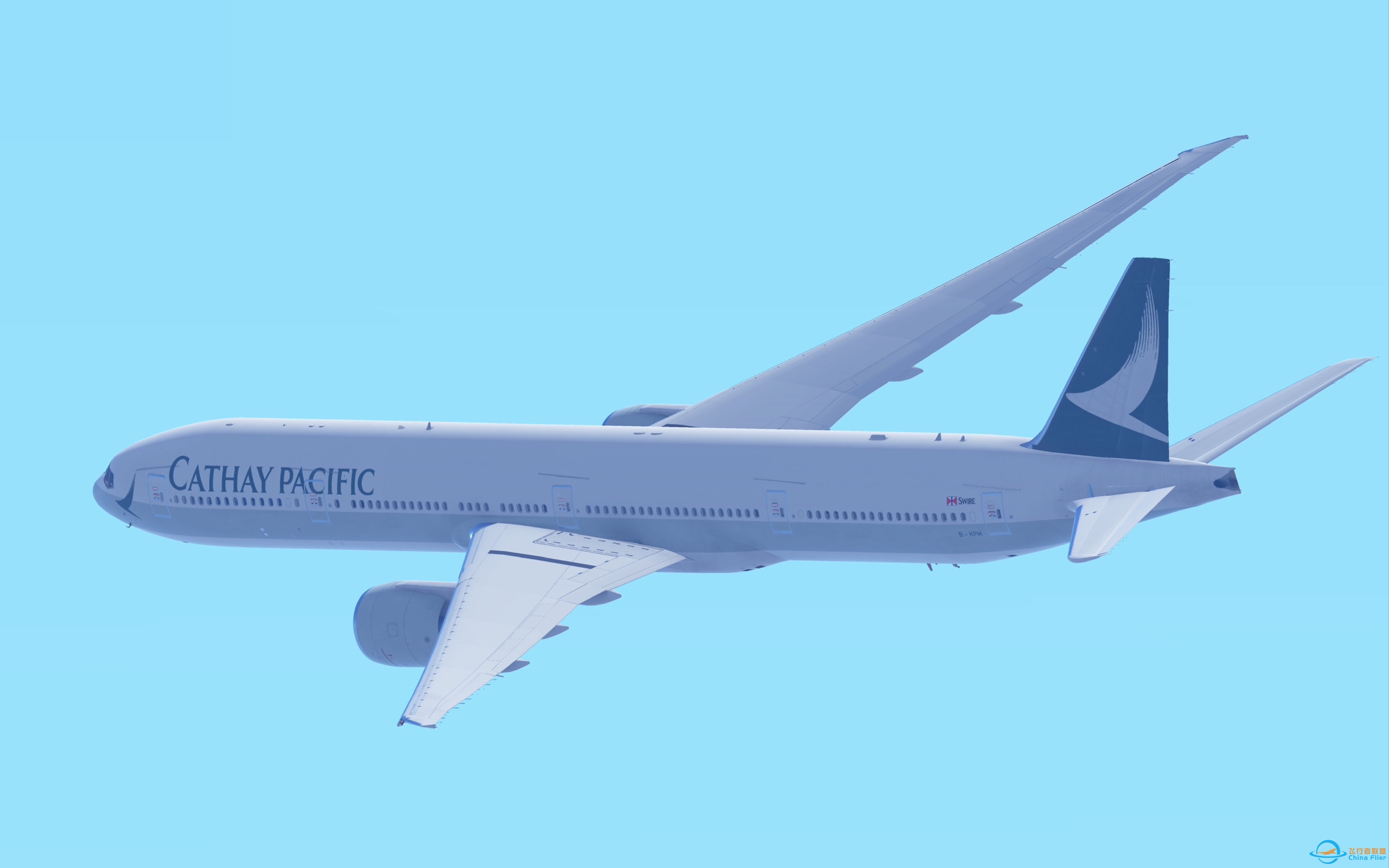 Infinite Flight：国泰航空波音777-300ER在日本Shimojishima进行本场起降训练（5个）-7949 