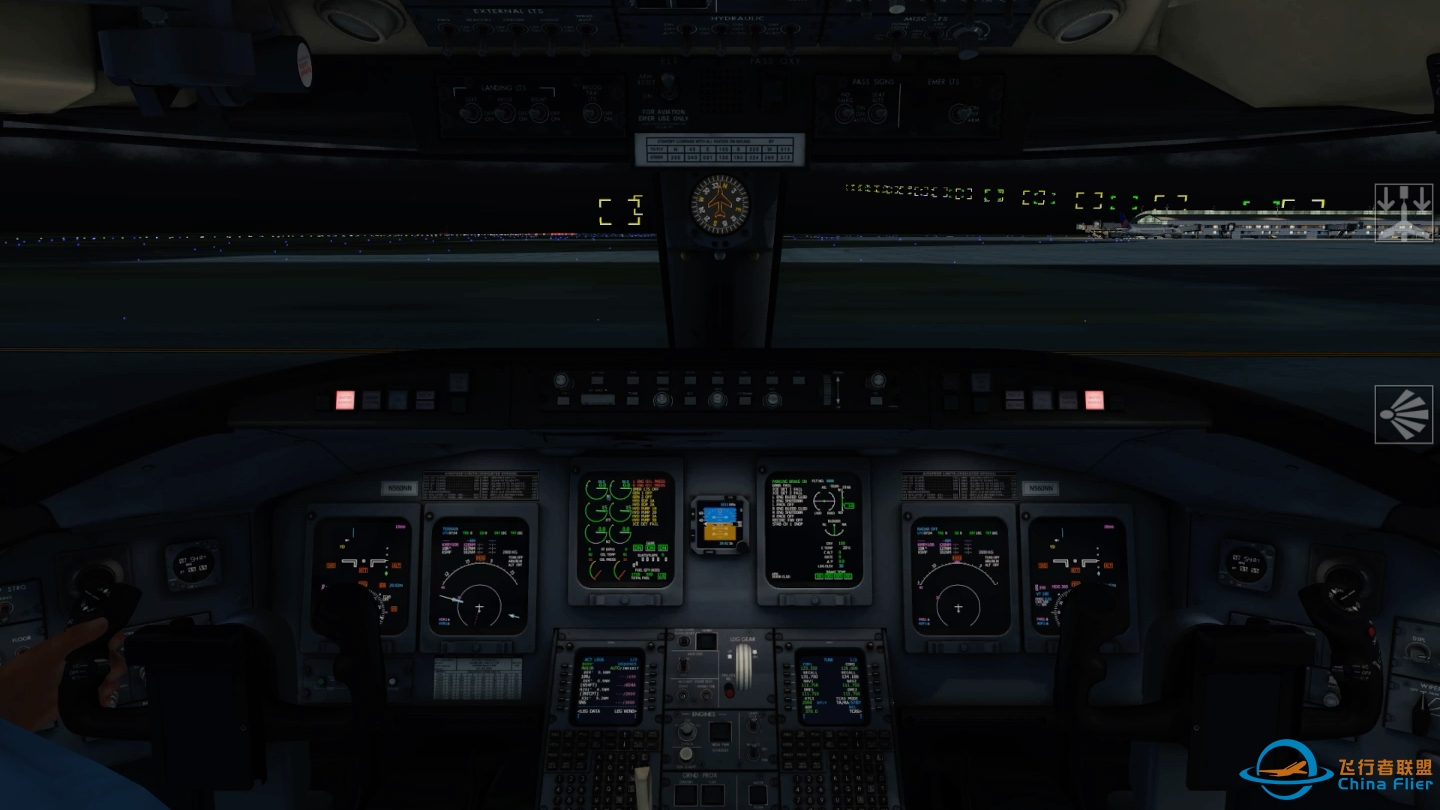 Aerofly FS Glbal：驾驶舱通电的瞬间太震撼了，全机型驾驶舱通电瞬间-9200 