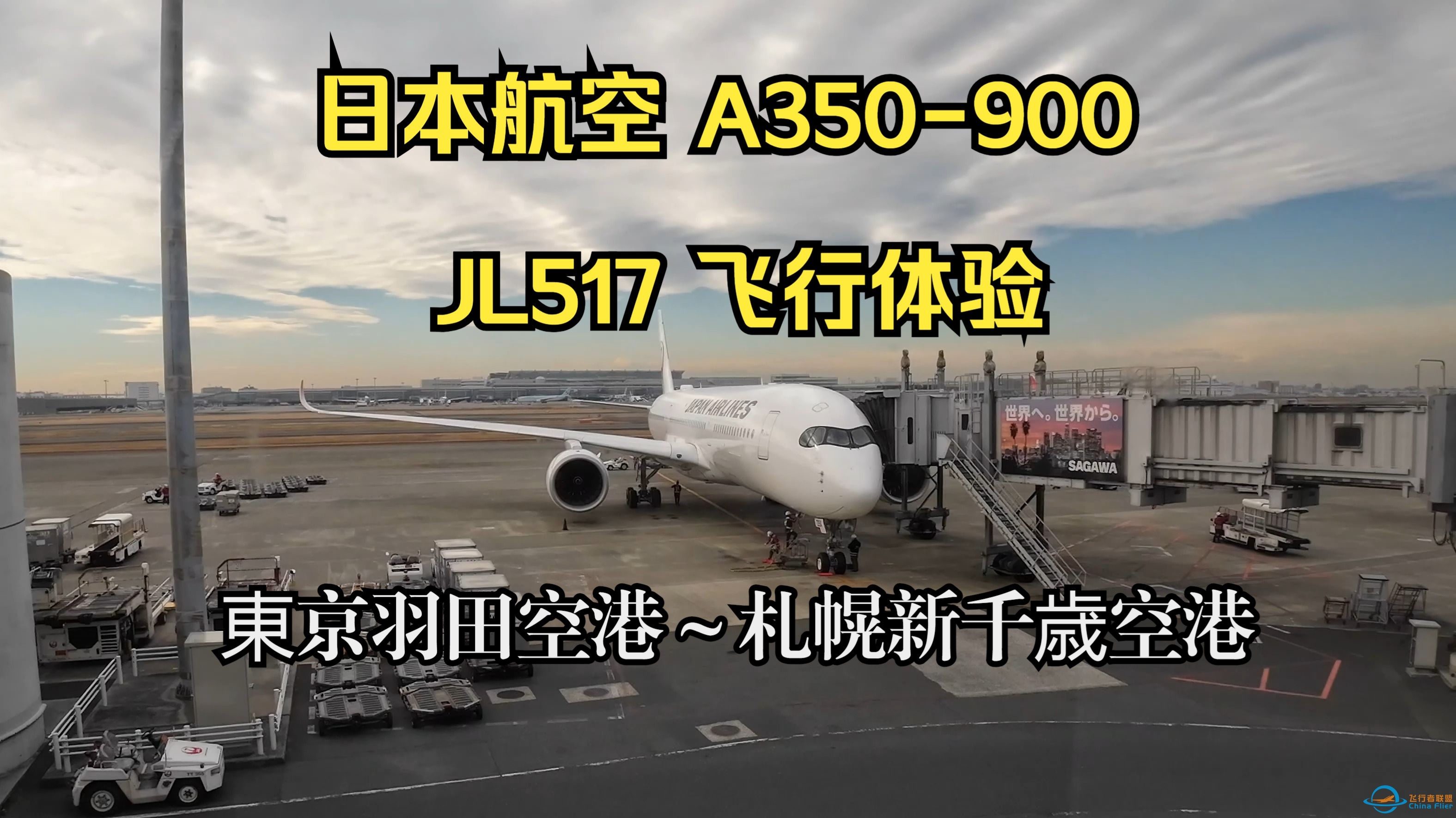 日本航空 A350-900 JL517 飞行体验-460 