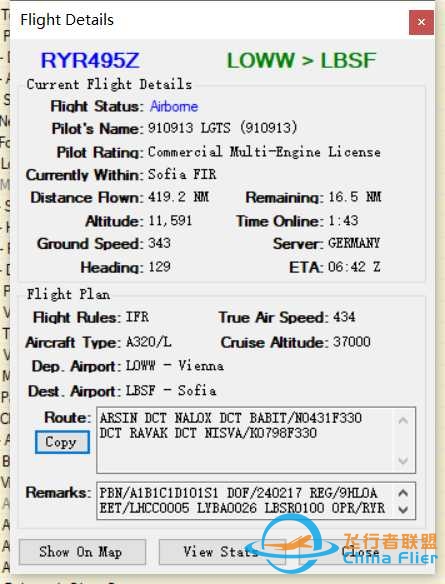 vRYR THE GRAND TOUR LEG15 LOWW-LBSF-3963 