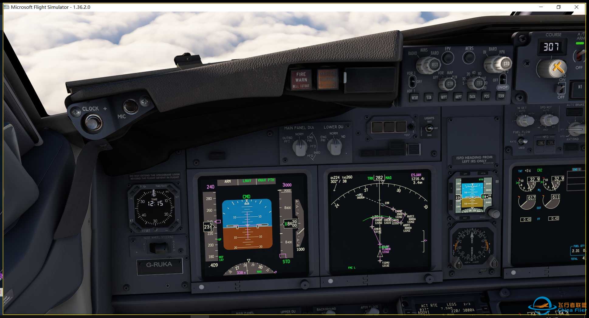 vRYR THE GRAND TOUR LEG22&amp;23&amp;24 LGTS-LHBP-EKCH-LKPR-7037 