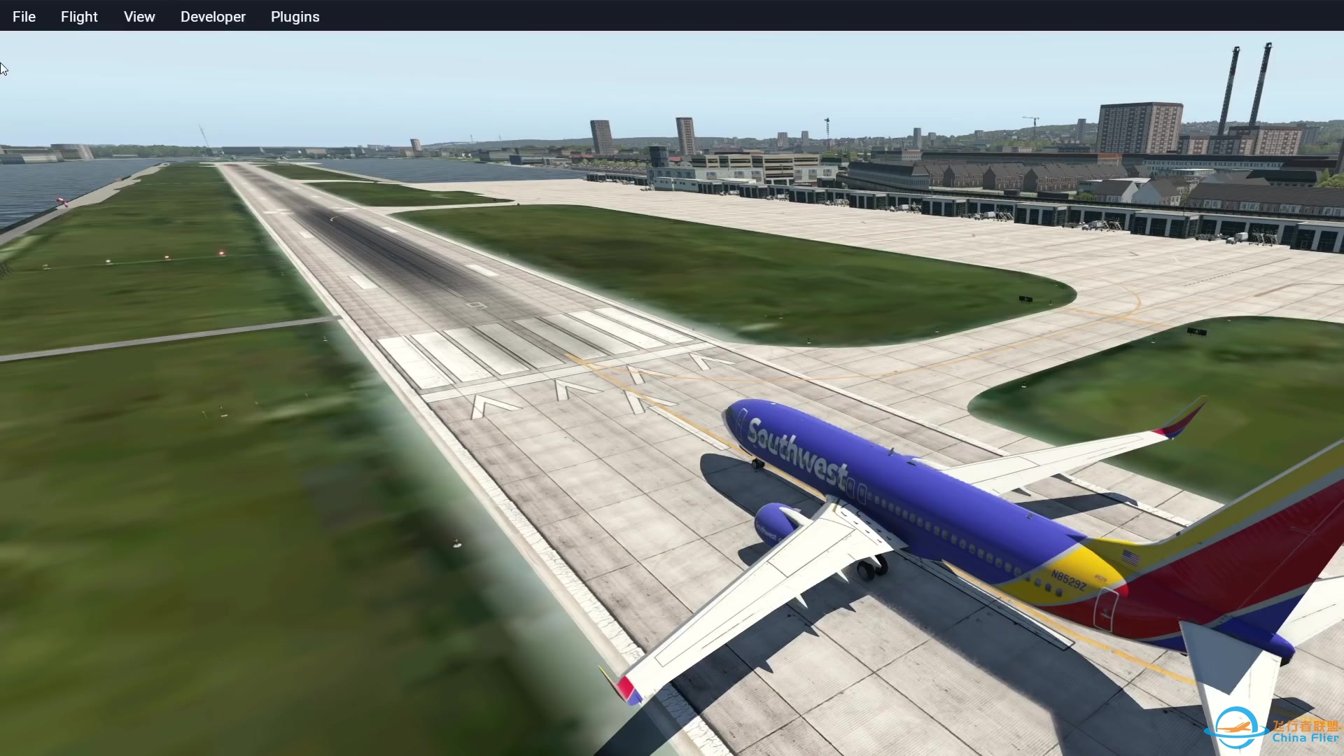 【Swiss001】比较电脑和手机版的X-Plane-9461 
