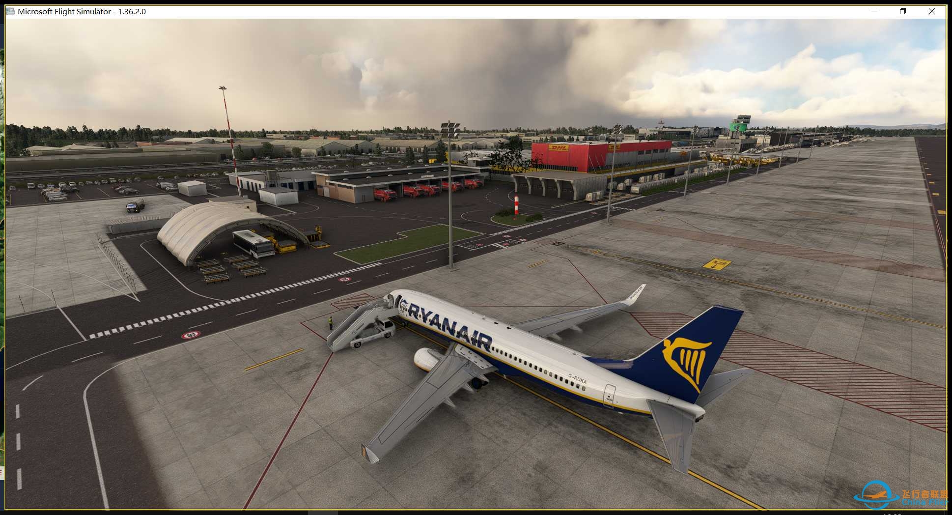 虚拟瑞安航空 vRYR THE GRAND TOUR LEG282930 LIME-ELLX-LFML-LPPR-6355 