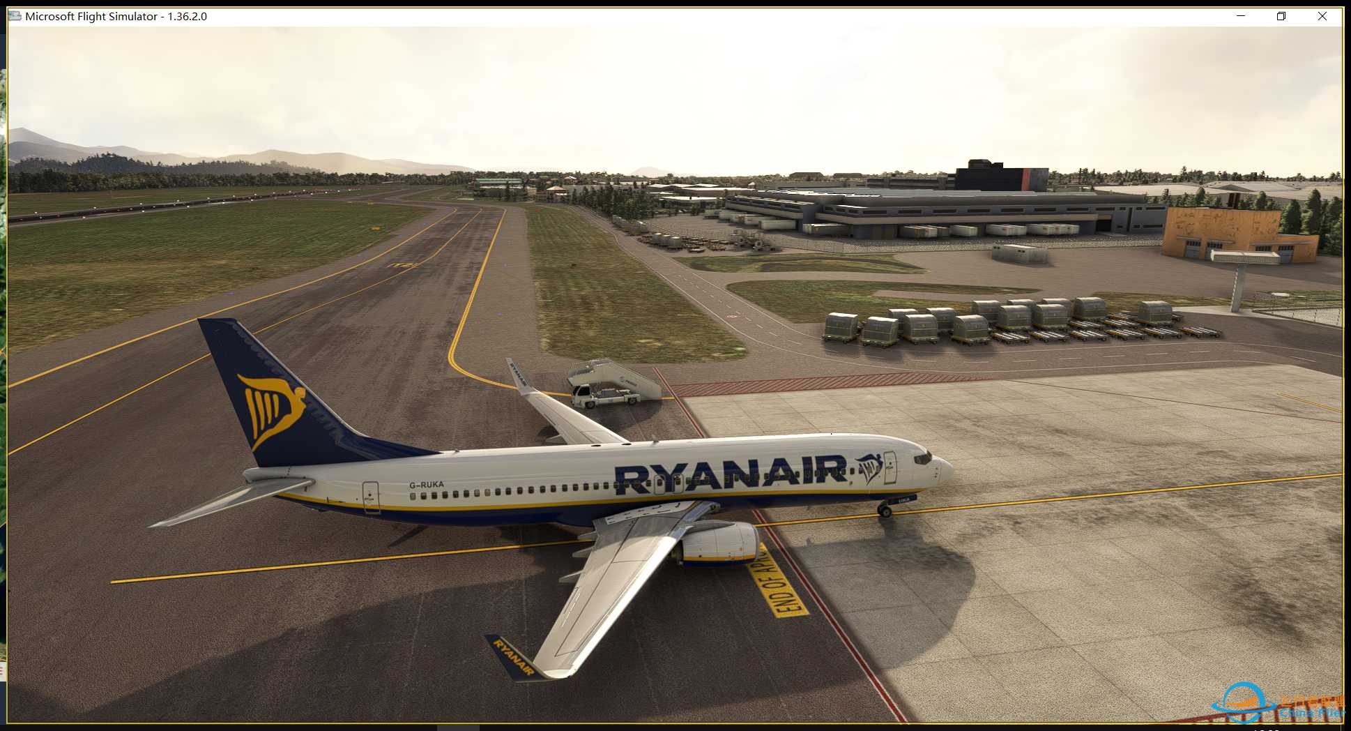 虚拟瑞安航空 vRYR THE GRAND TOUR LEG282930 LIME-ELLX-LFML-LPPR-3615 