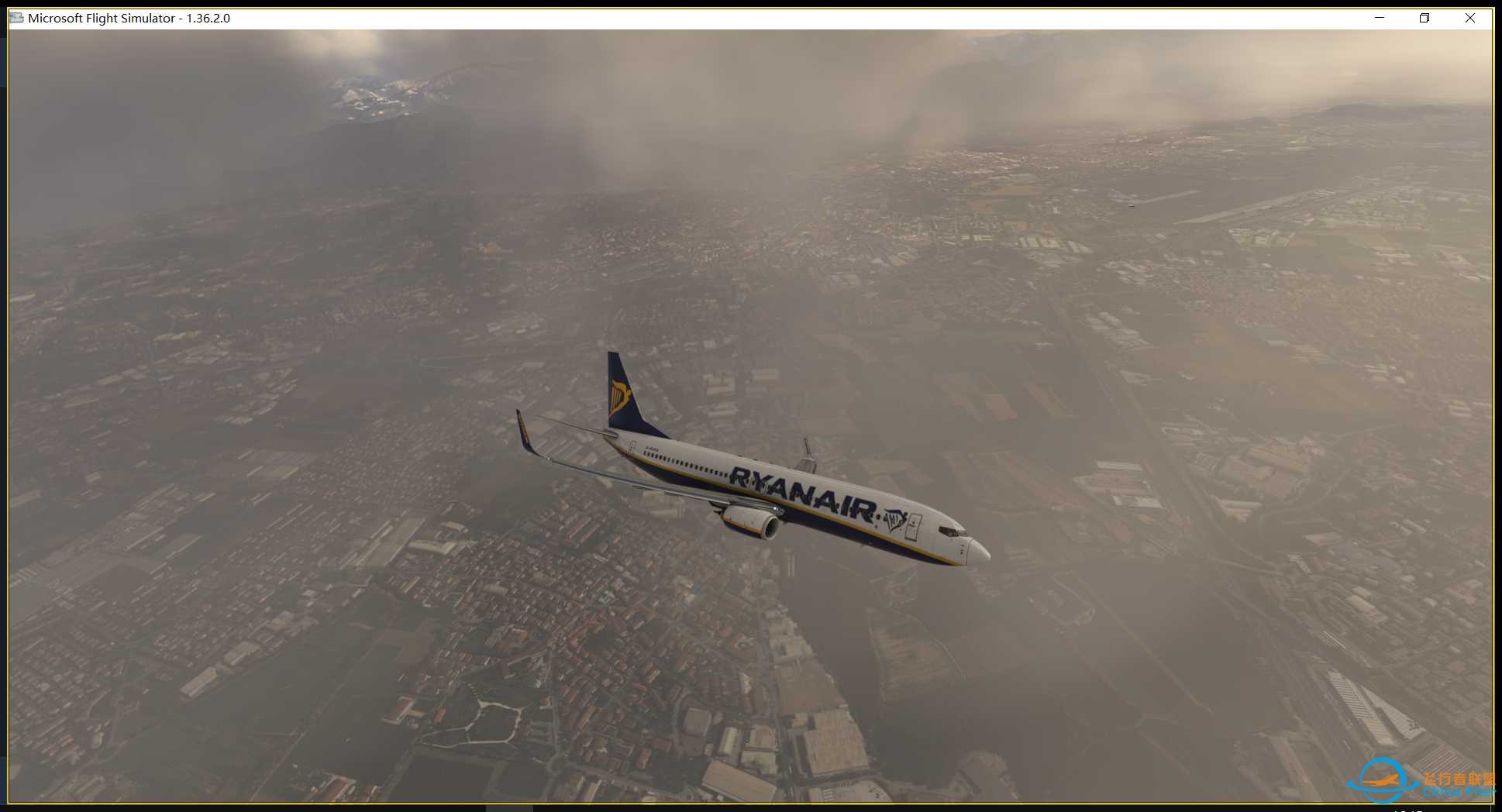 虚拟瑞安航空 vRYR THE GRAND TOUR LEG282930 LIME-ELLX-LFML-LPPR-8328 