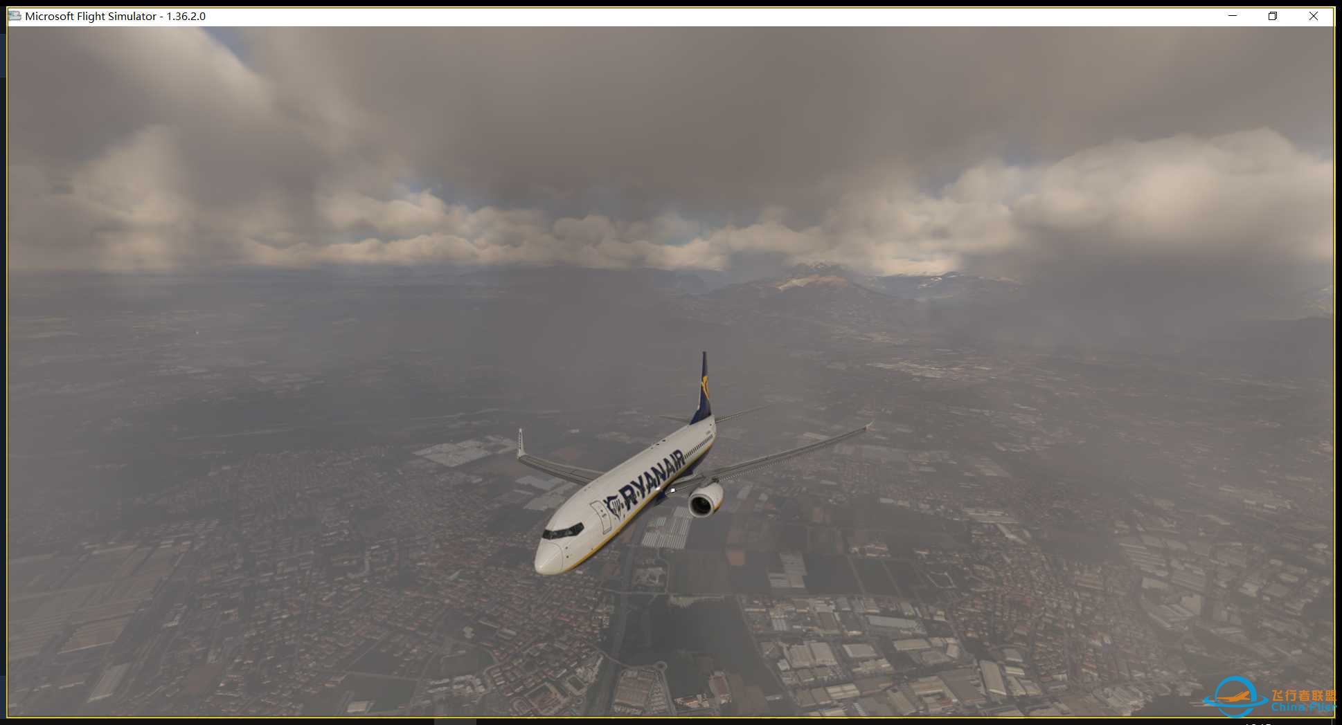 虚拟瑞安航空 vRYR THE GRAND TOUR LEG282930 LIME-ELLX-LFML-LPPR-9027 