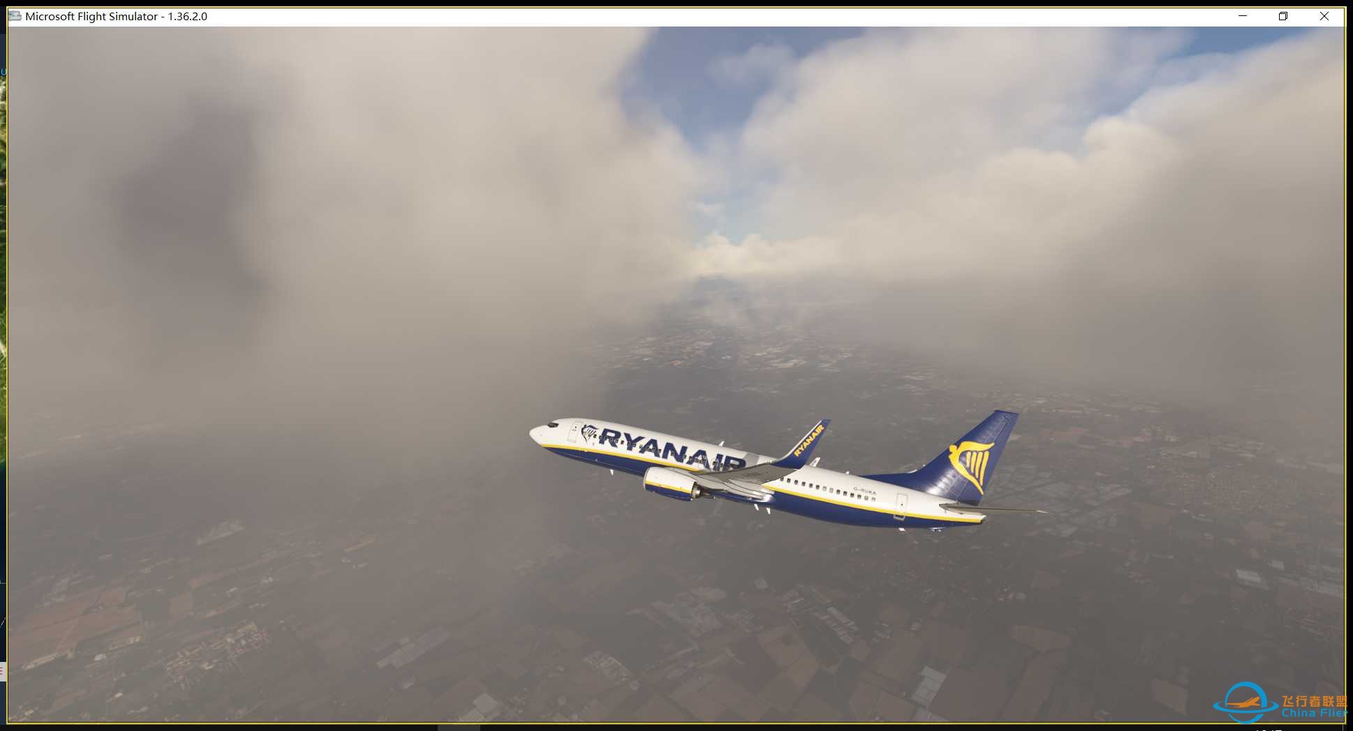 虚拟瑞安航空 vRYR THE GRAND TOUR LEG282930 LIME-ELLX-LFML-LPPR-8097 