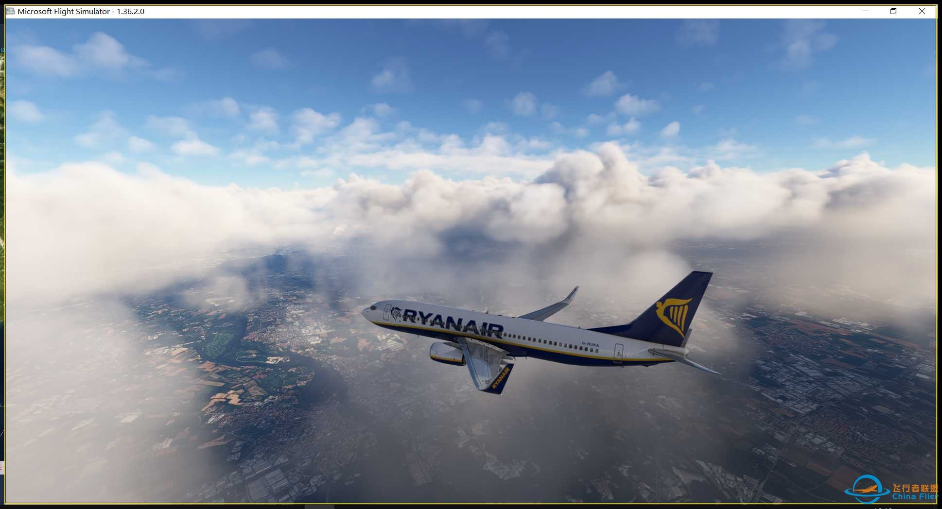 虚拟瑞安航空 vRYR THE GRAND TOUR LEG282930 LIME-ELLX-LFML-LPPR-8273 