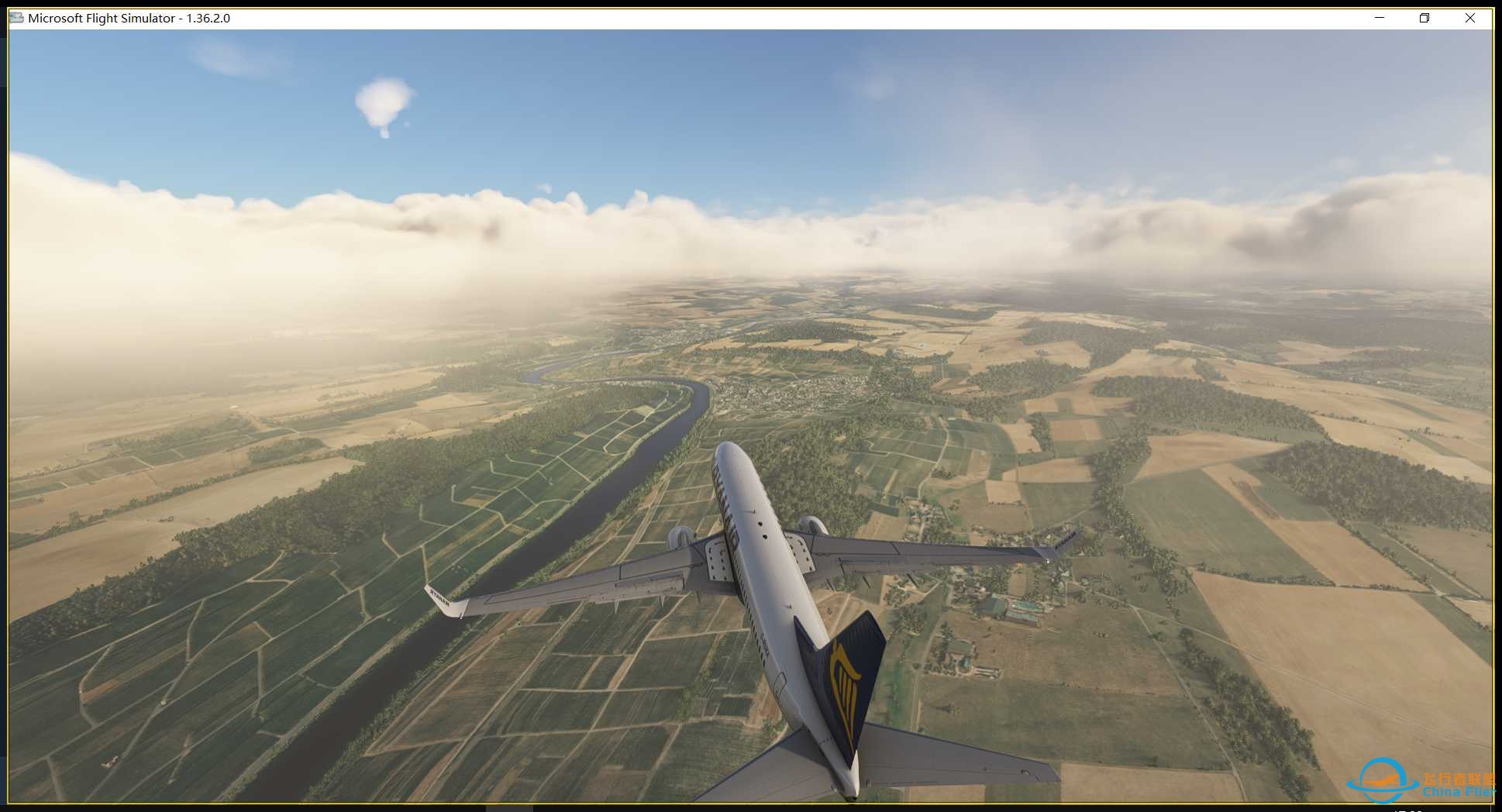 虚拟瑞安航空 vRYR THE GRAND TOUR LEG282930 LIME-ELLX-LFML-LPPR-8929 