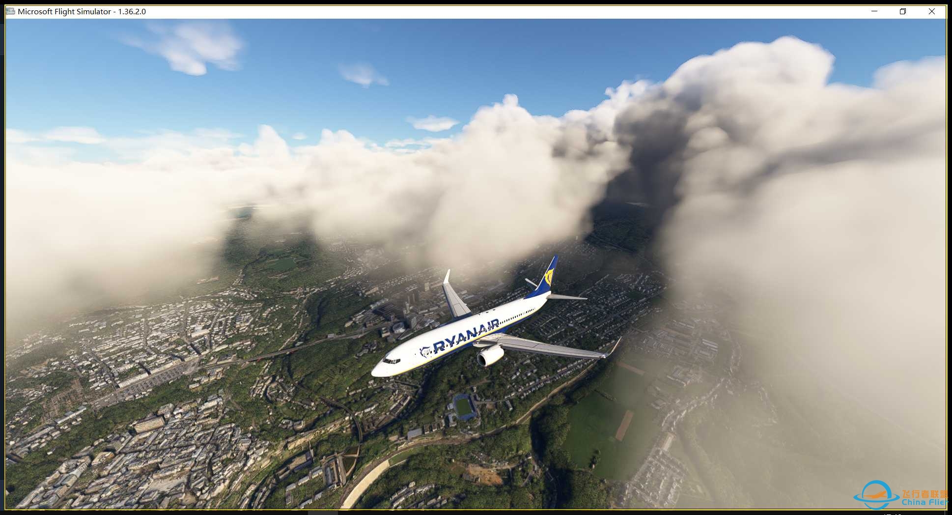 虚拟瑞安航空 vRYR THE GRAND TOUR LEG282930 LIME-ELLX-LFML-LPPR-6822 
