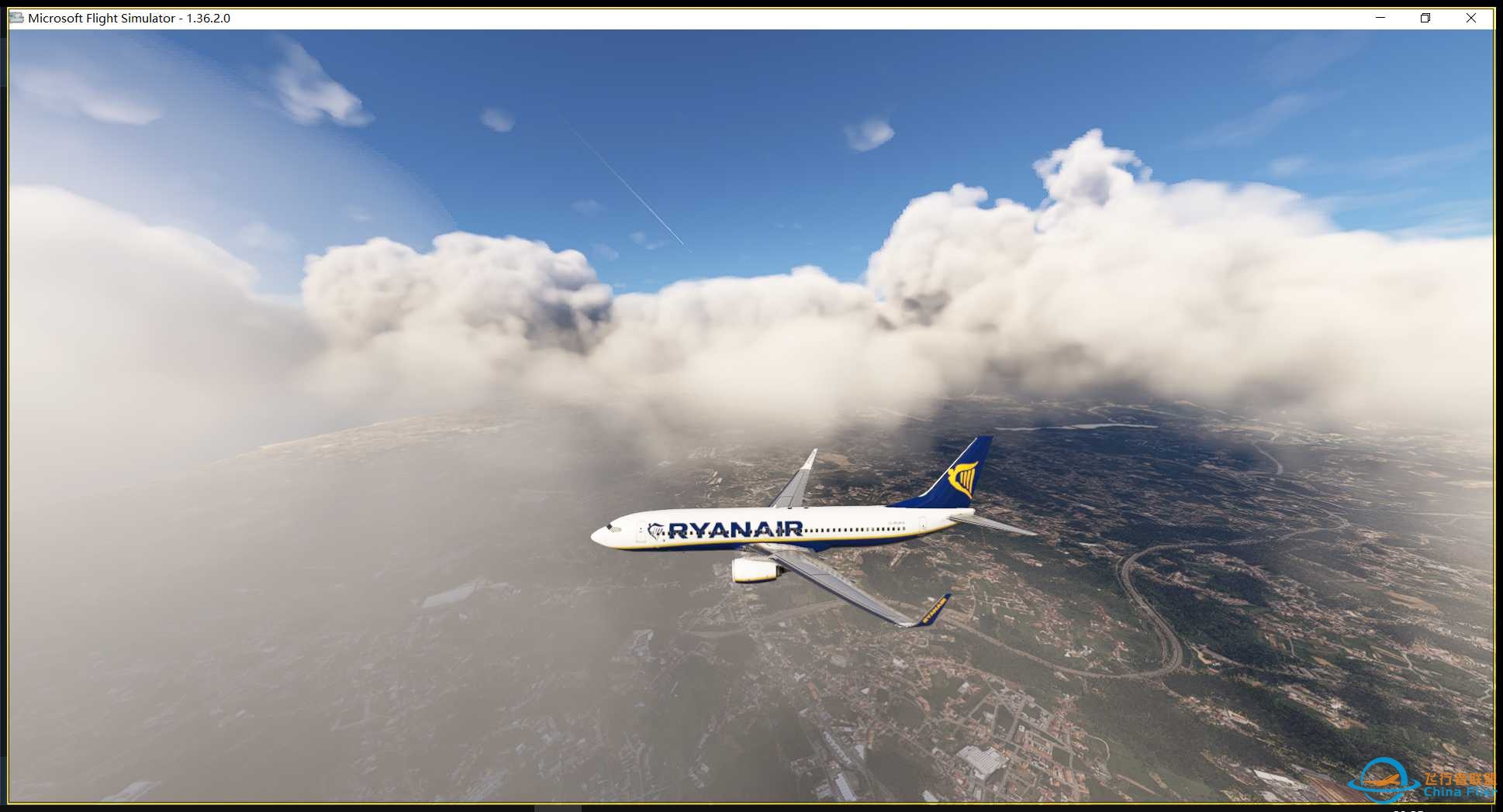 虚拟瑞安航空 vRYR THE GRAND TOUR LEG282930 LIME-ELLX-LFML-LPPR-5271 