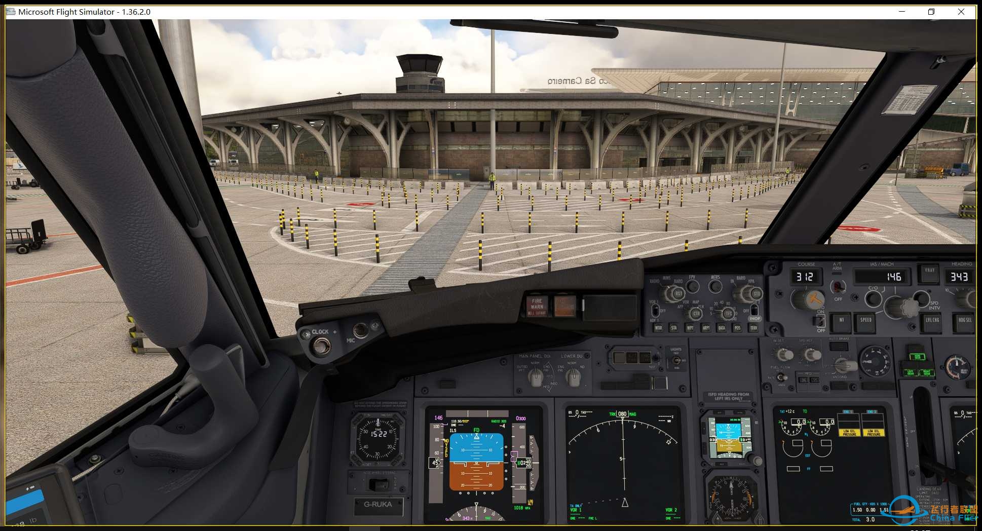 虚拟瑞安航空 vRYR THE GRAND TOUR LEG282930 LIME-ELLX-LFML-LPPR-5045 