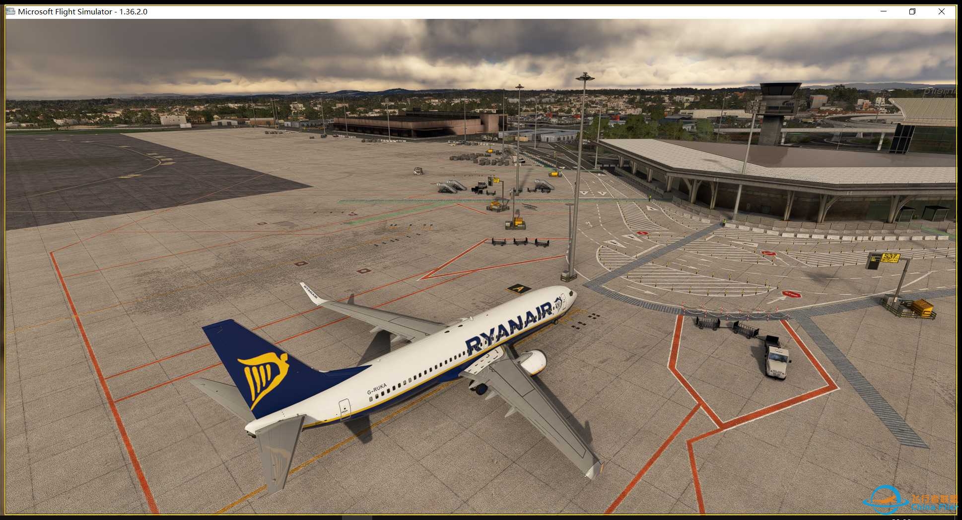 虚拟瑞安航空 vRYR THE GRAND TOUR LEG282930 LIME-ELLX-LFML-LPPR-940 