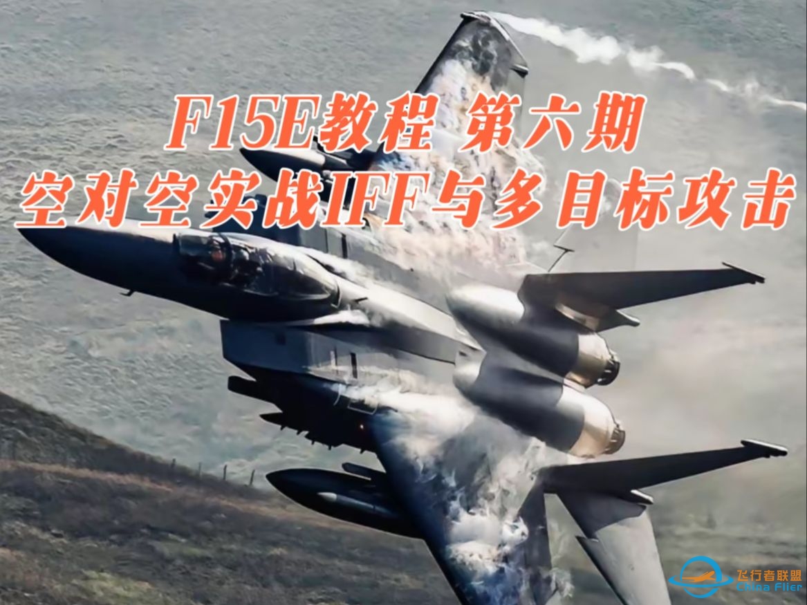 【DCS F15E教程】第六期 空空实战,多目标攻击以及IFF敌我识别-5331 